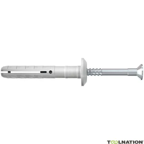 Fischer 50338 Tassello per chiodi N 5 x 30/5 P testa di lente e chiodo 100 pz.