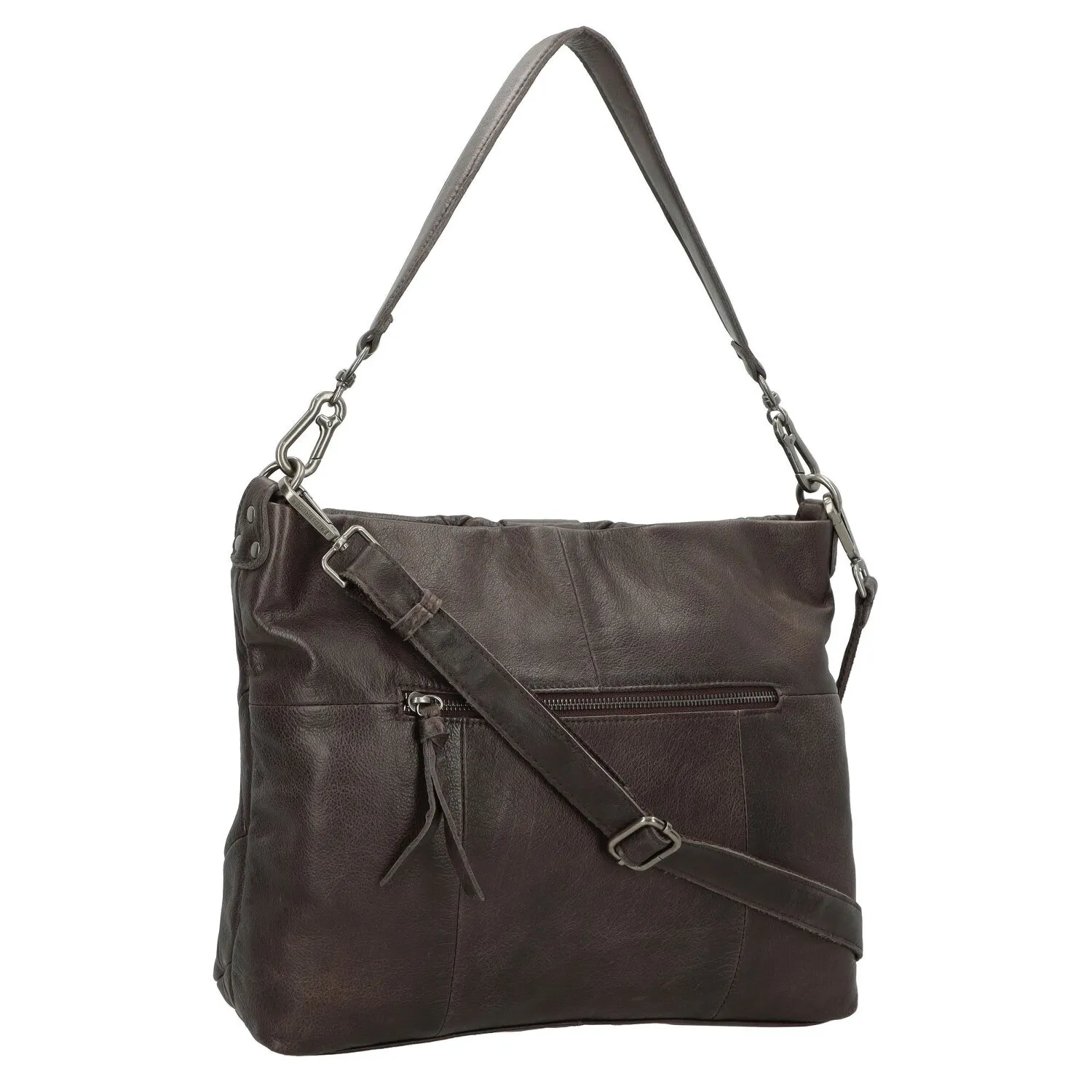 FredsBruder Check my Bag Borsa a tracolla Pelle 35 cm