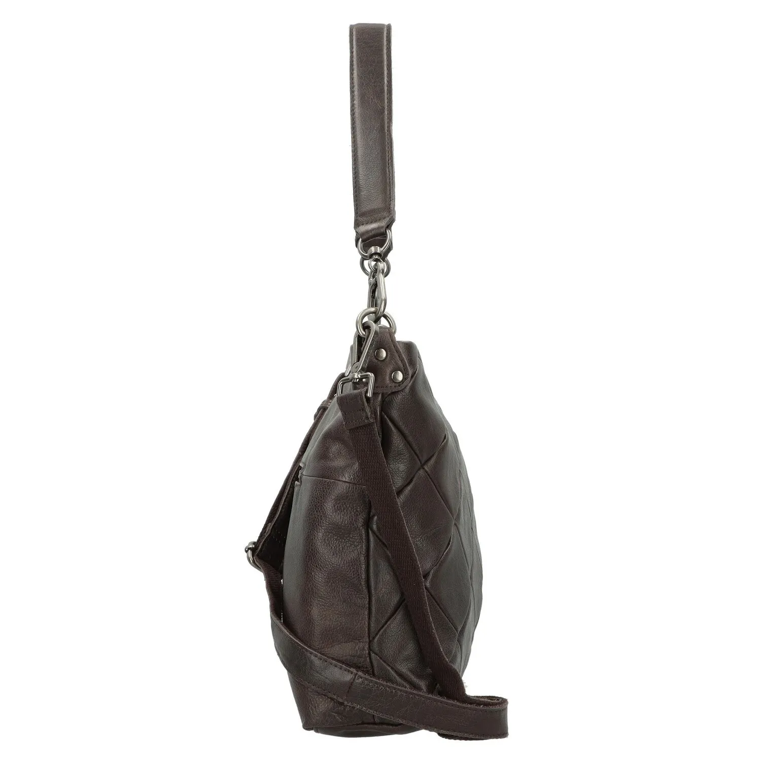 FredsBruder Check my Bag Borsa a tracolla Pelle 35 cm