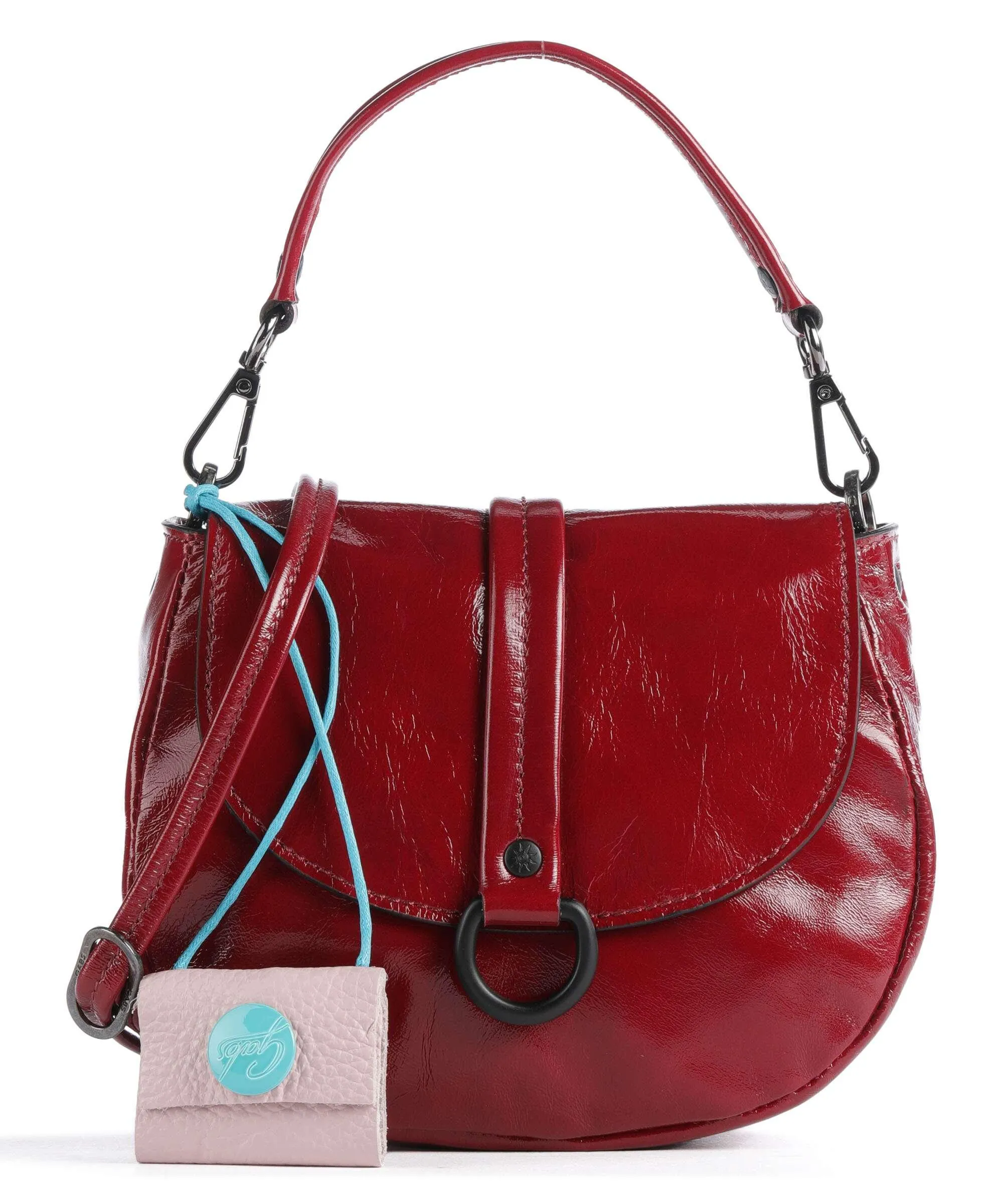  Gabs Bea Borsa a spalla pelle di vitello grana rosso scuro  