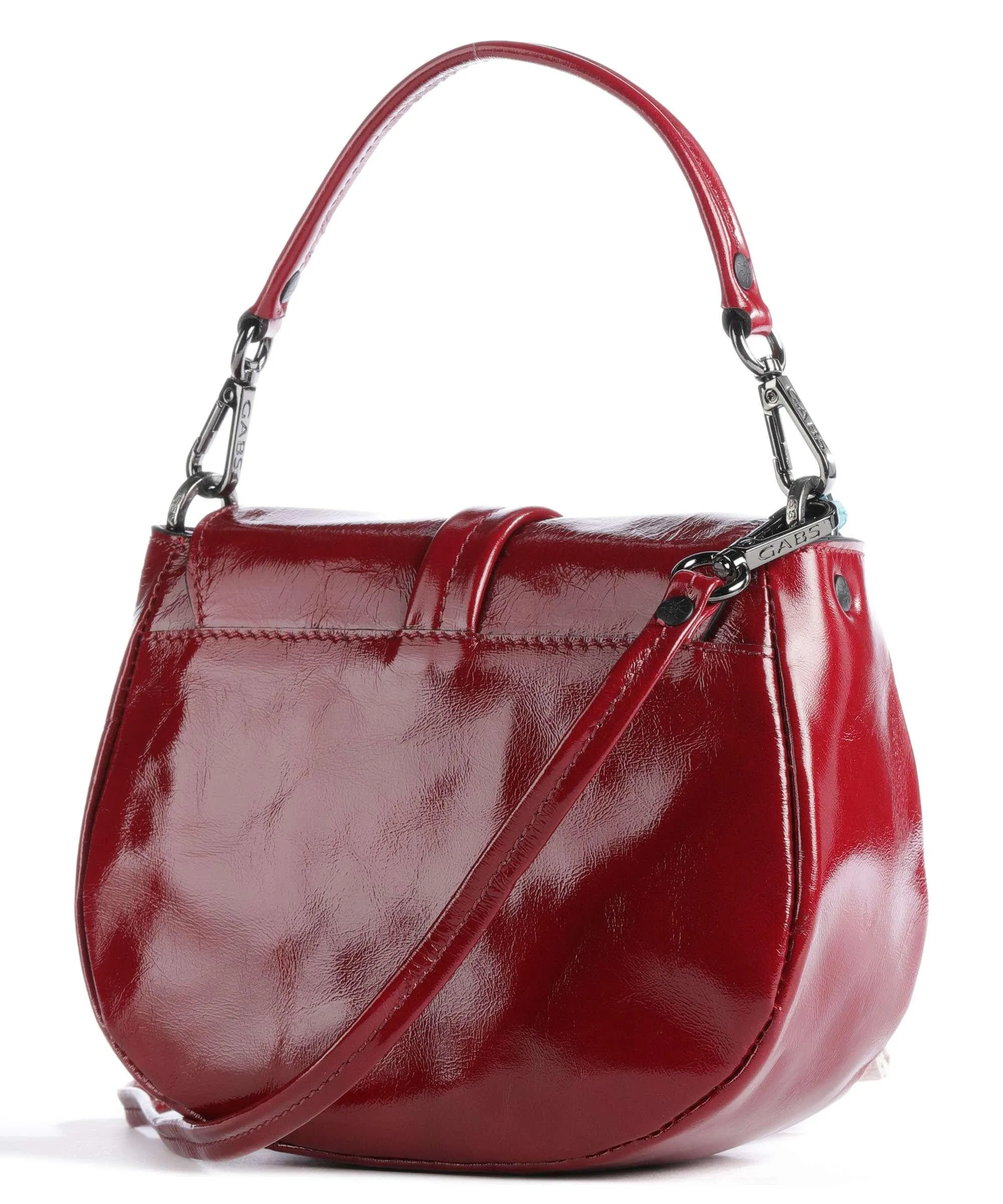  Gabs Bea Borsa a spalla pelle di vitello grana rosso scuro  