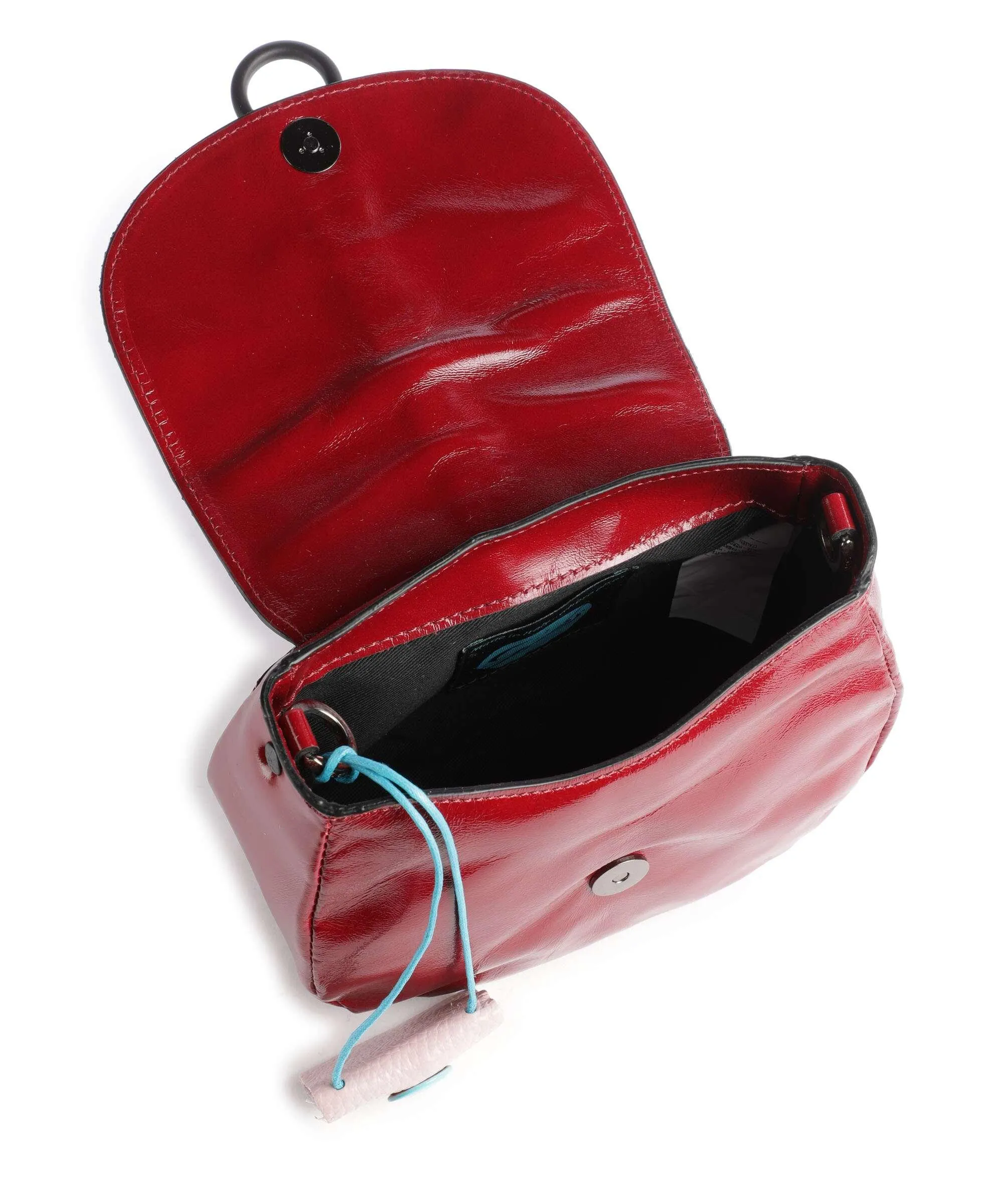  Gabs Bea Borsa a spalla pelle di vitello grana rosso scuro  