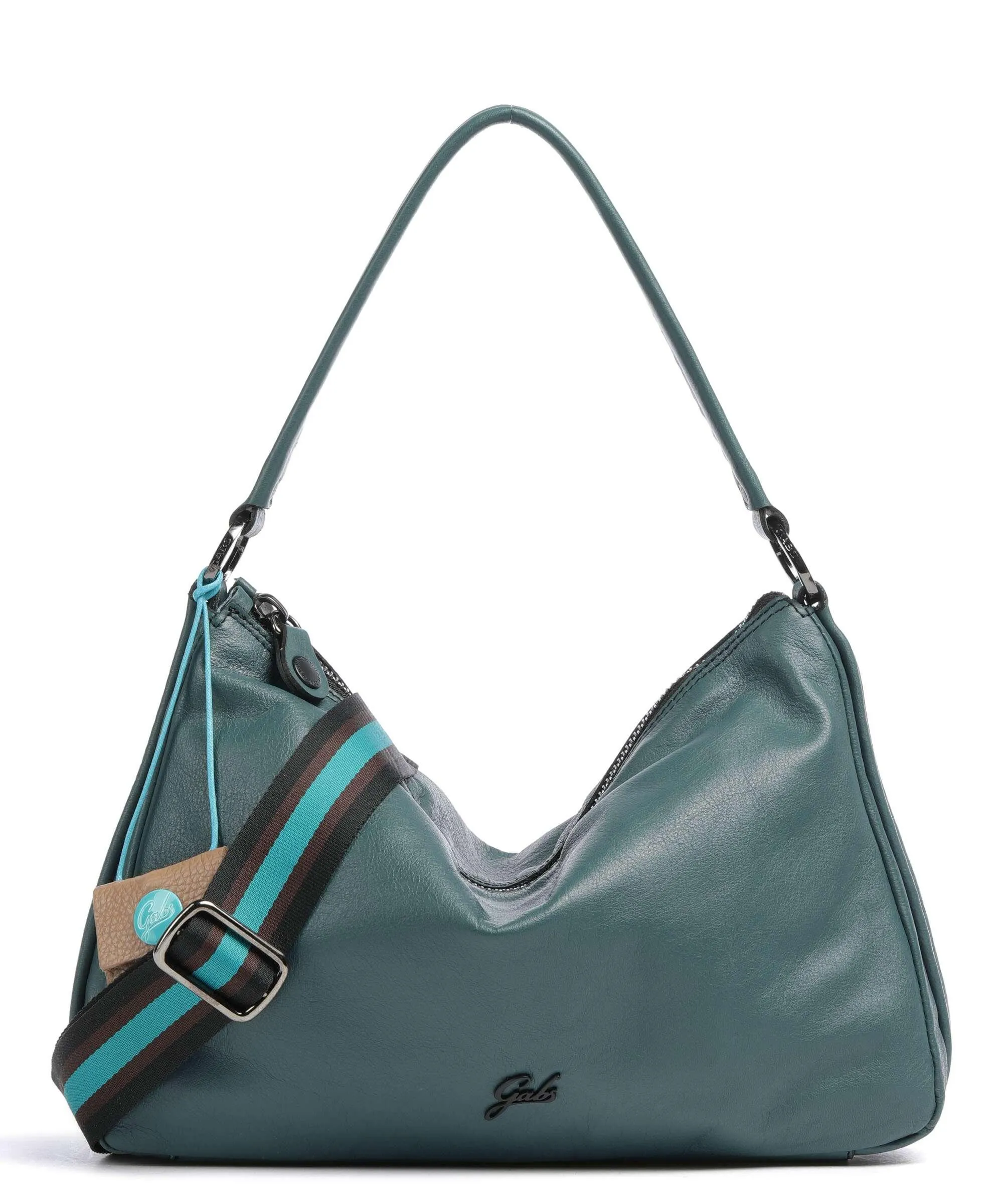 Gabs Calliope Borsa hobo pelle di vitello grana verde scuro  