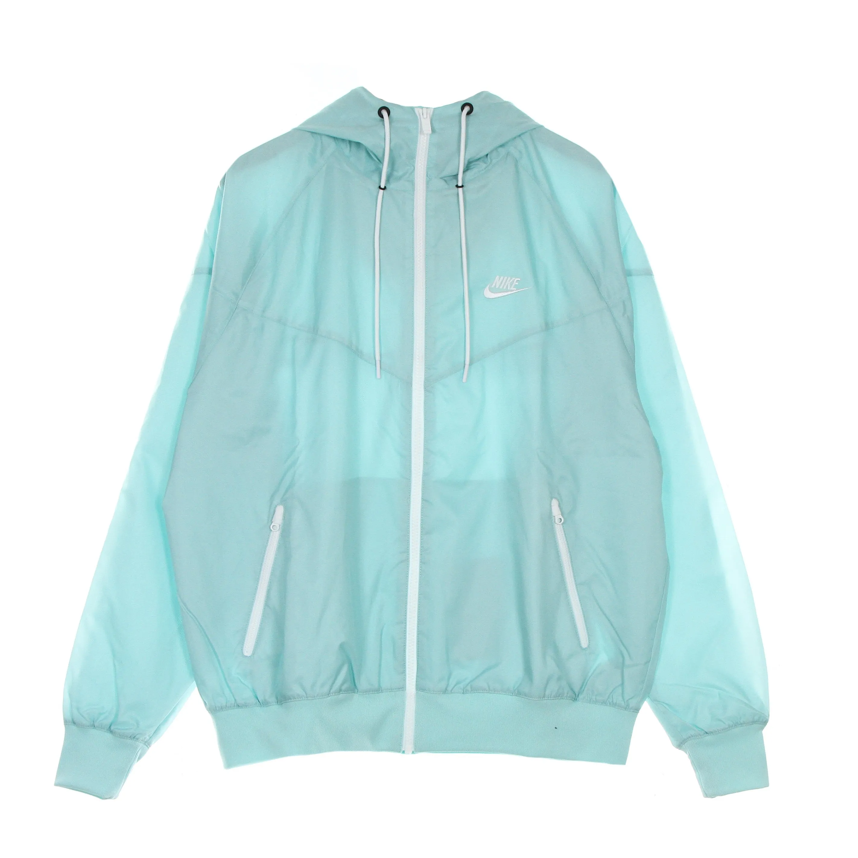 Giacca A Vento Uomo Sportswear Woven Lined Windrunner Hooded Jacket Light Dew/white