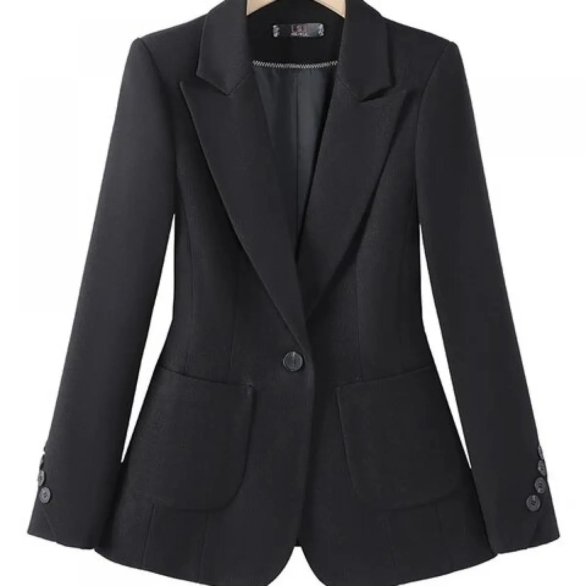 Giacca blazer invernale da donna di alta qualità Giacca casual da donna a maniche lunghe marrone nero marrone con bottone singol