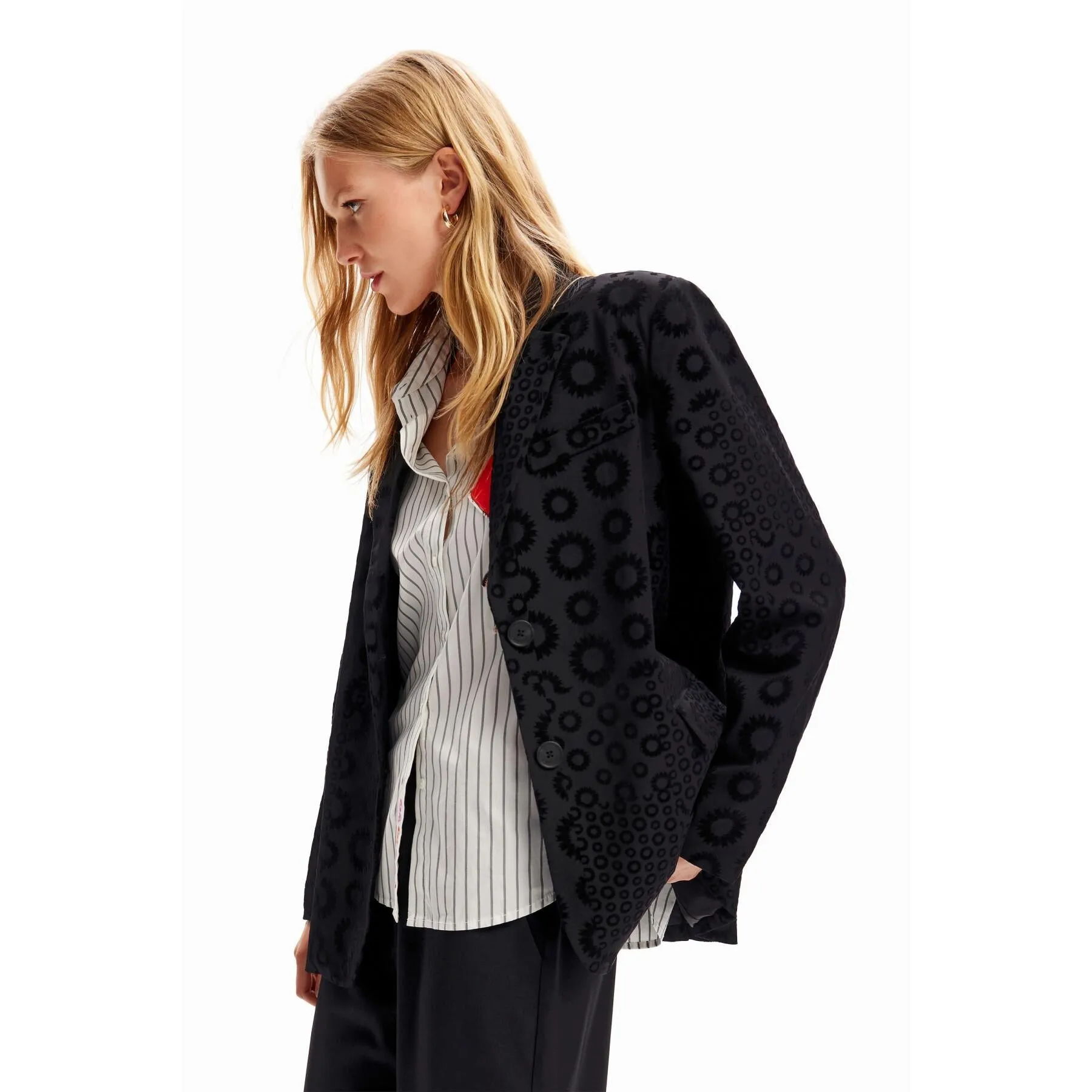 Giacca Coat desigual 23WWEWB9 2000 negro