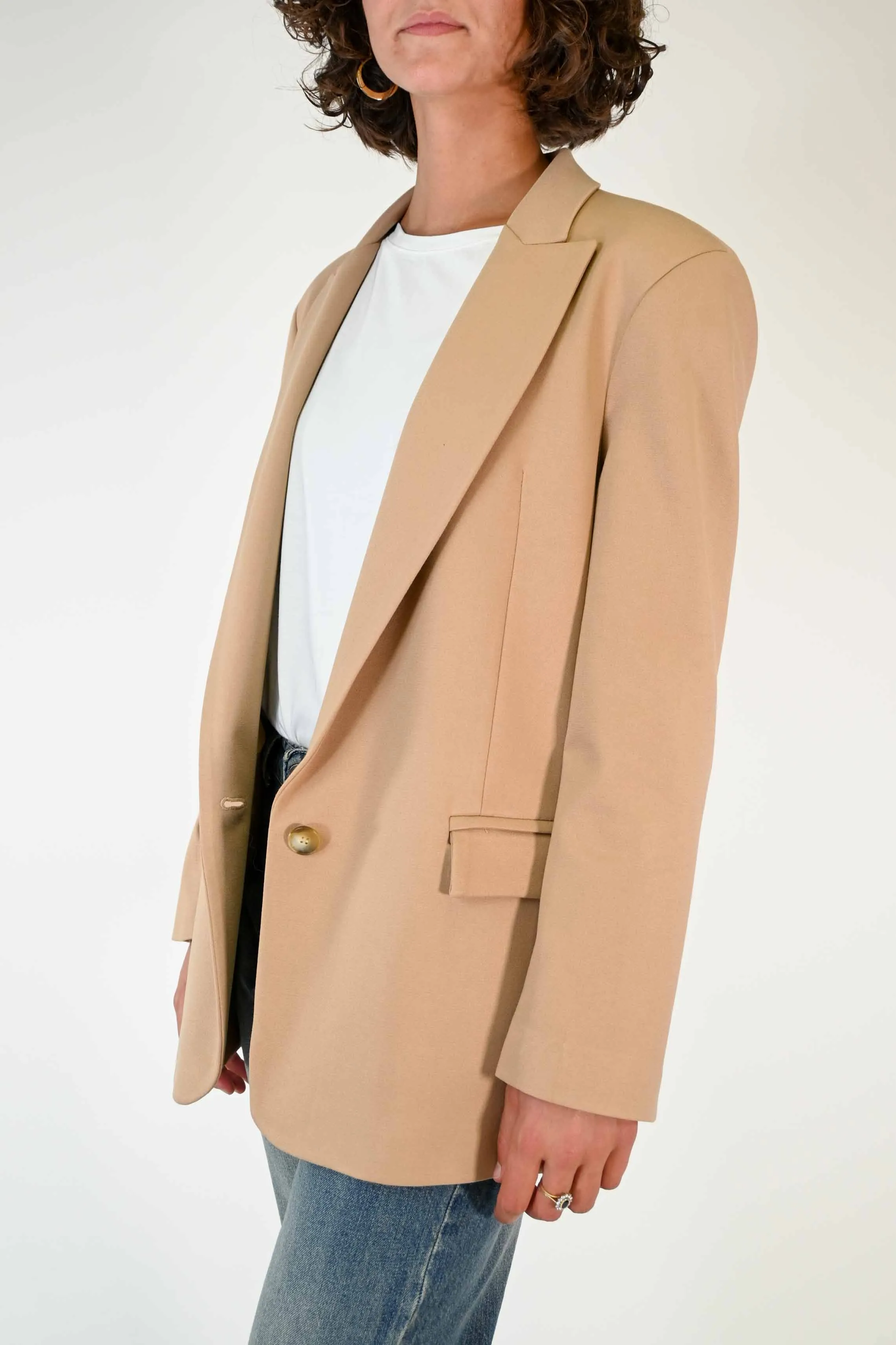 GIACCA CON BAVERO LUNGO PUNTO MILANO CAMMELLO