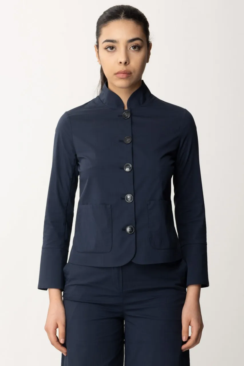 Giacca coreana Blu Notte