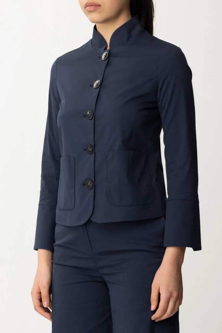 Giacca coreana Blu Notte