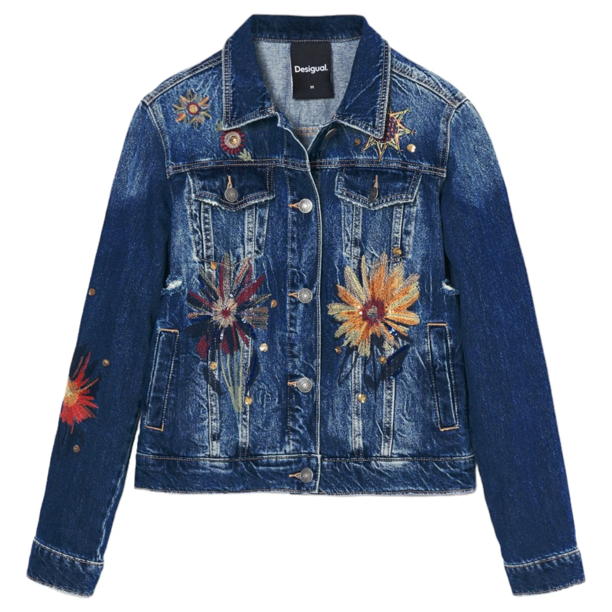 Giacca Desigual 24wwed18 5053 denim medium wash