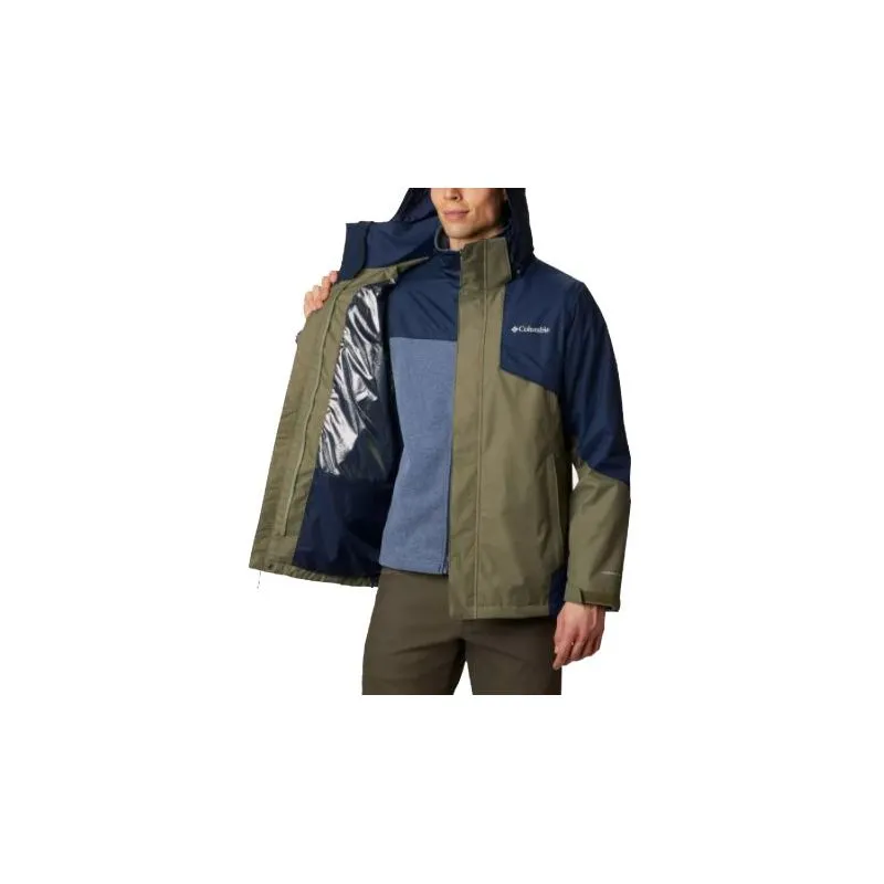 Giacca invernale in pile da uomo Columbia Bugaboo II Fleece Ic (Stone Green)