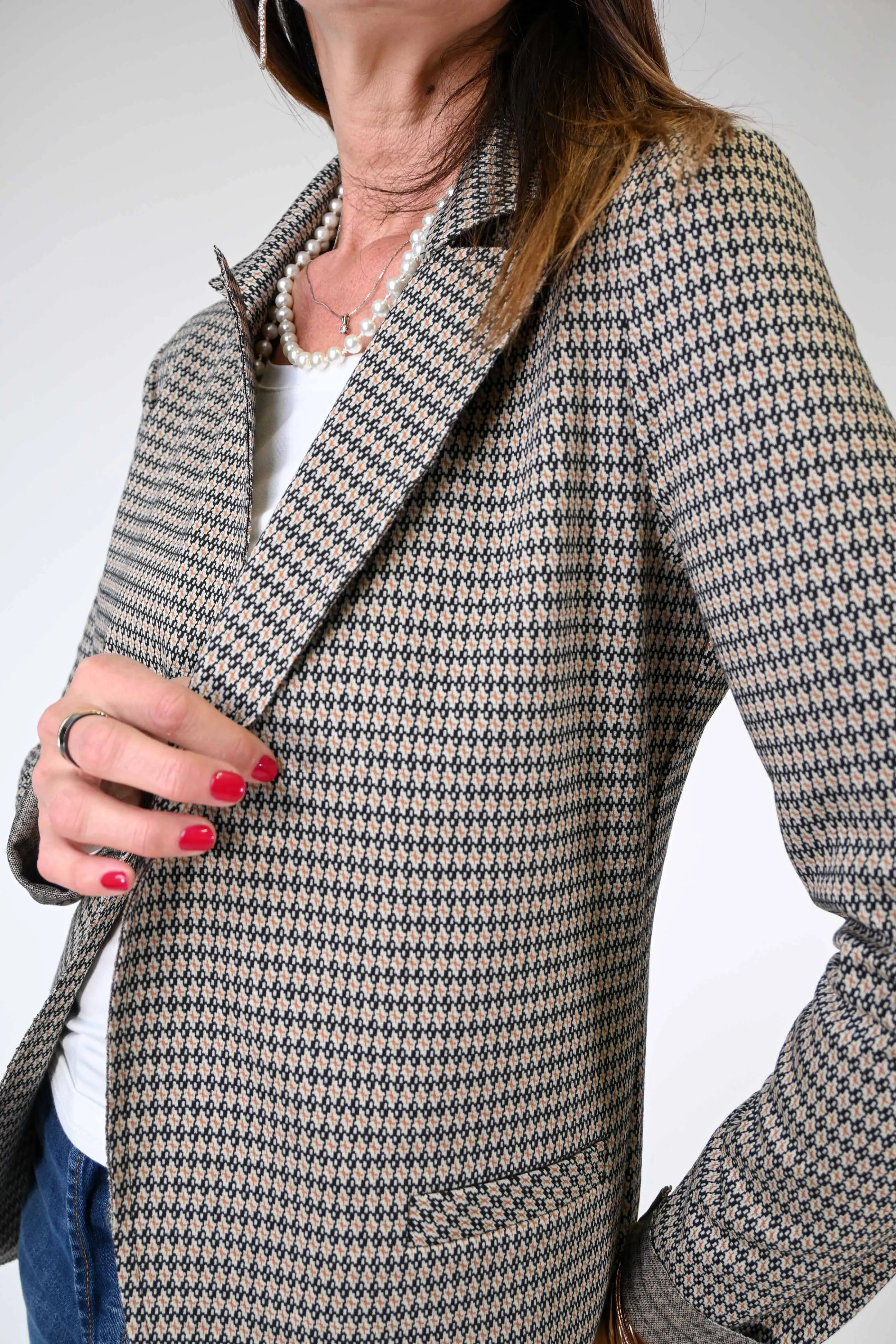 GIACCA MODELLO EASY TAGLIO VIVO VINTAGE COCCIO