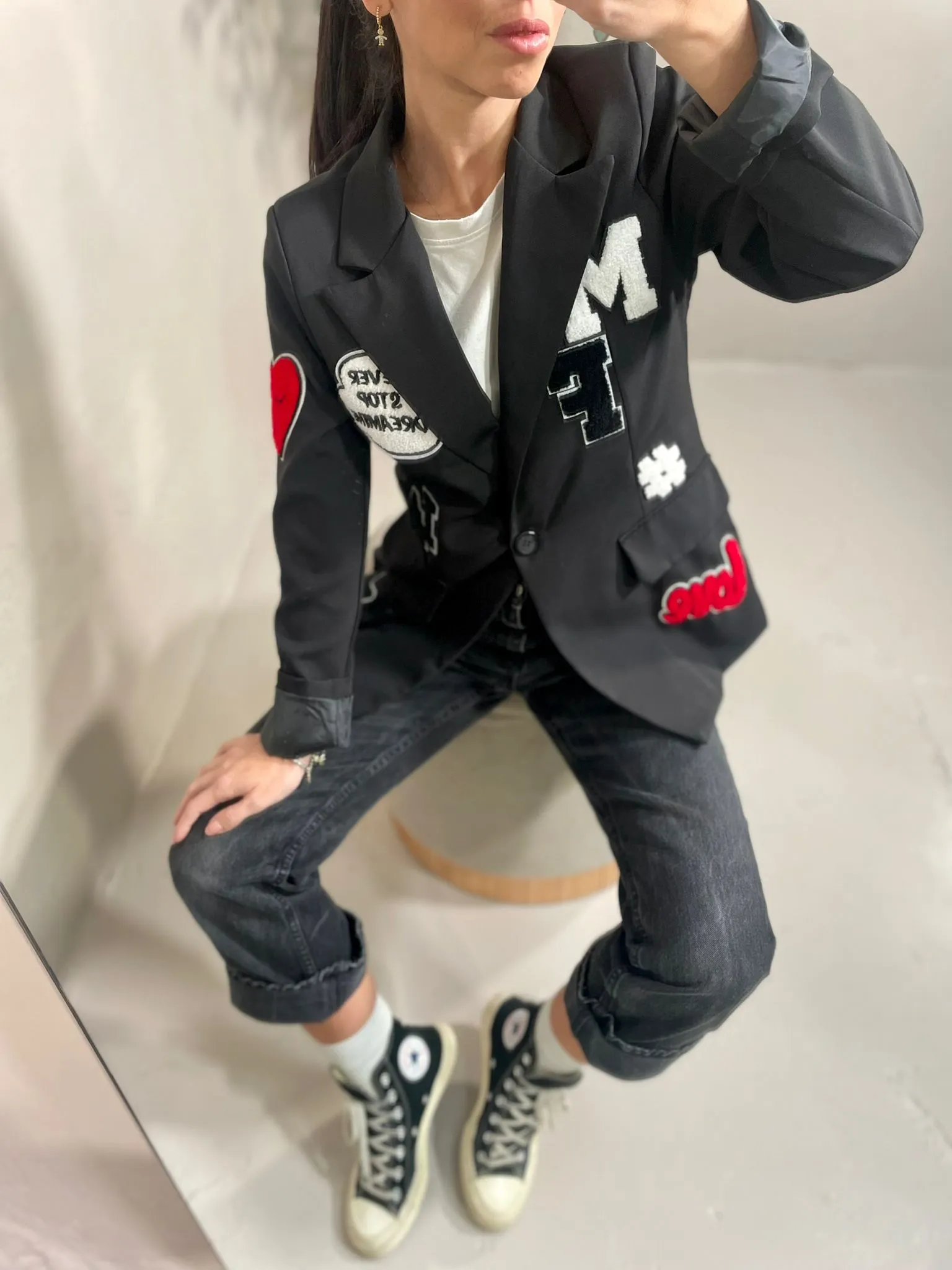 Giacca Patch MF Nero