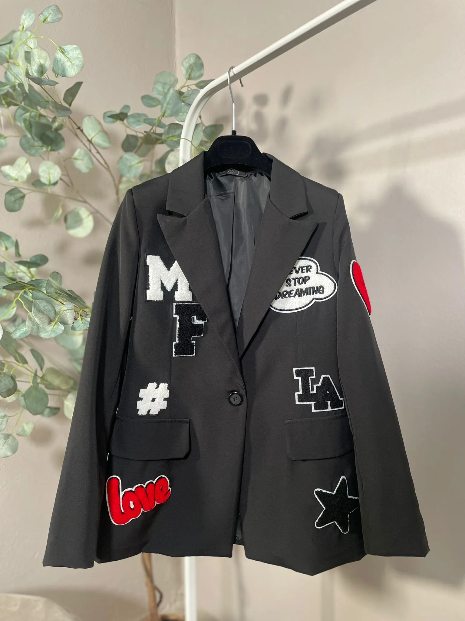 Giacca Patch MF Nero