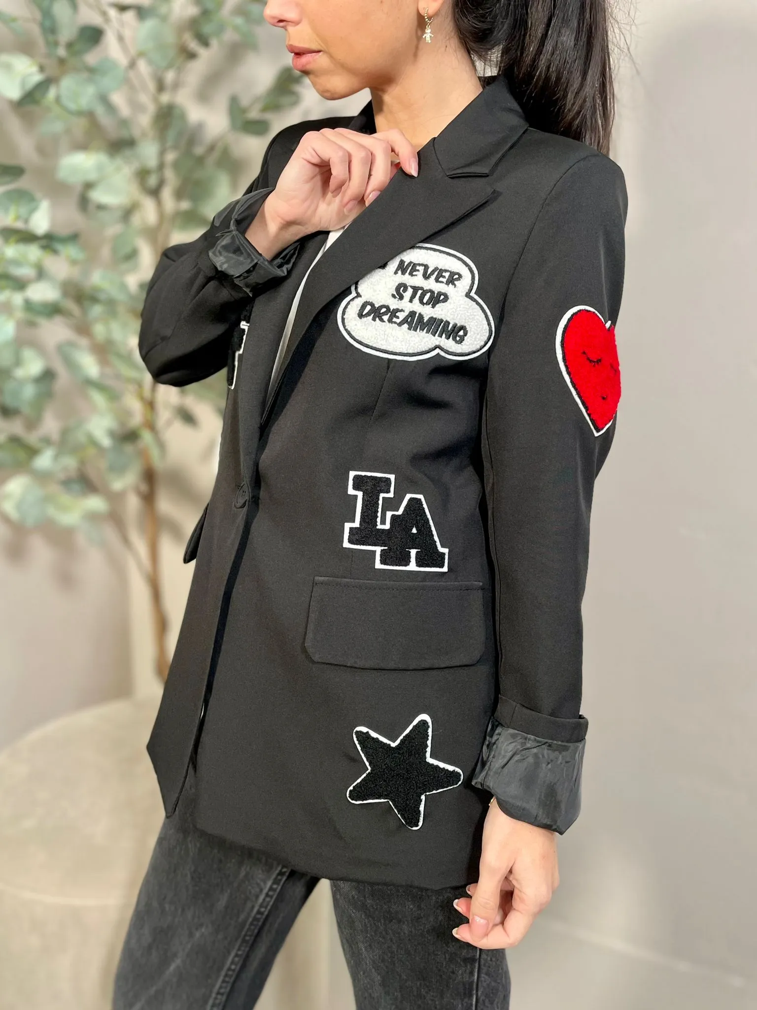 Giacca Patch MF Nero
