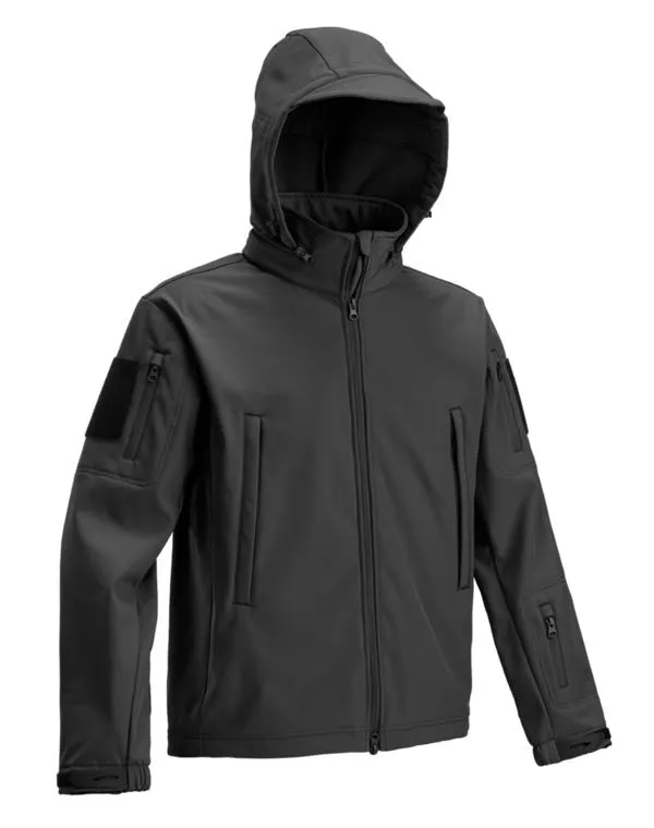giacca tattical softshell nero