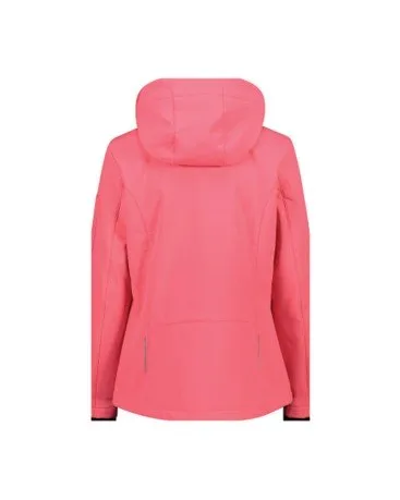 Giacca Trekking Donna Hoodie Softshell