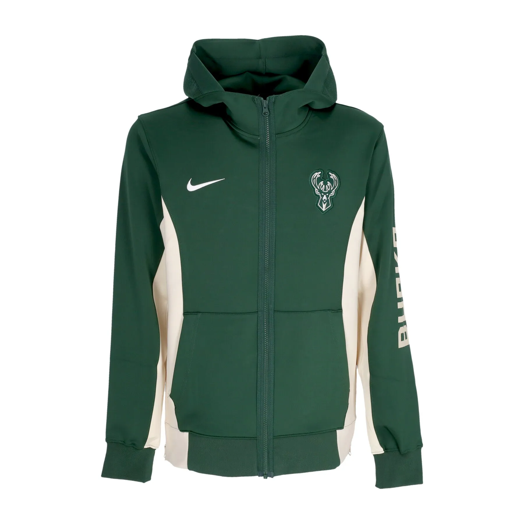Giacca Tuta Cappuccio Uomo Nba Dri-fit Showtime Full-zip Hoodie Milbuc Fir/flat Opal/flat Opal/white