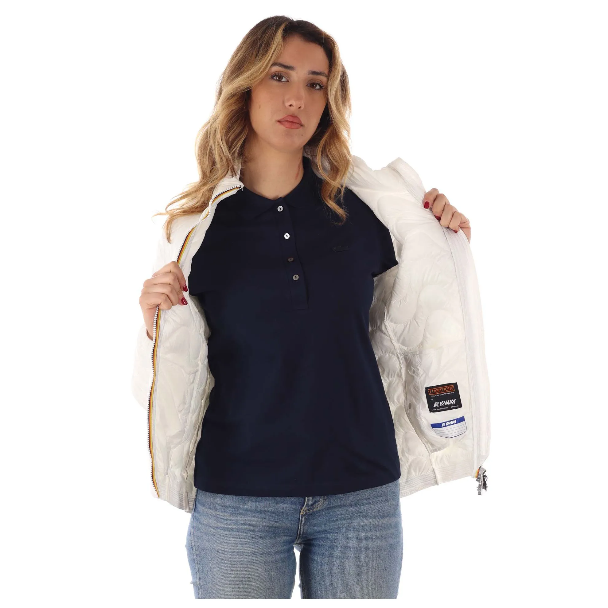 Giacca violette quilted warm