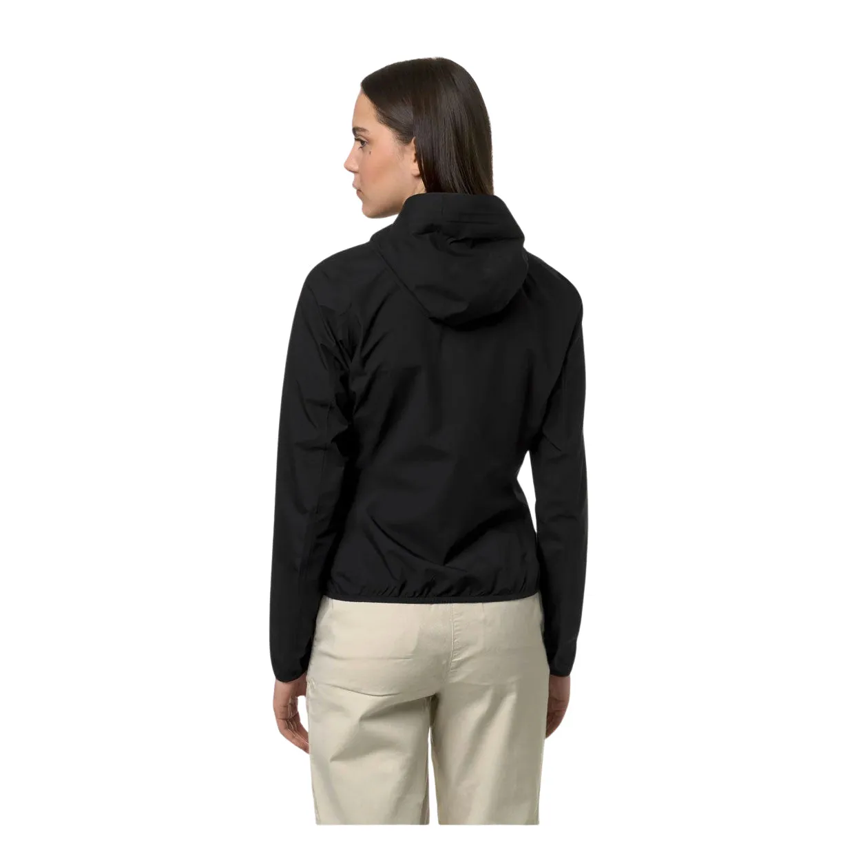 Giubbino Donna K-Way Lily Stretch Dot Nero