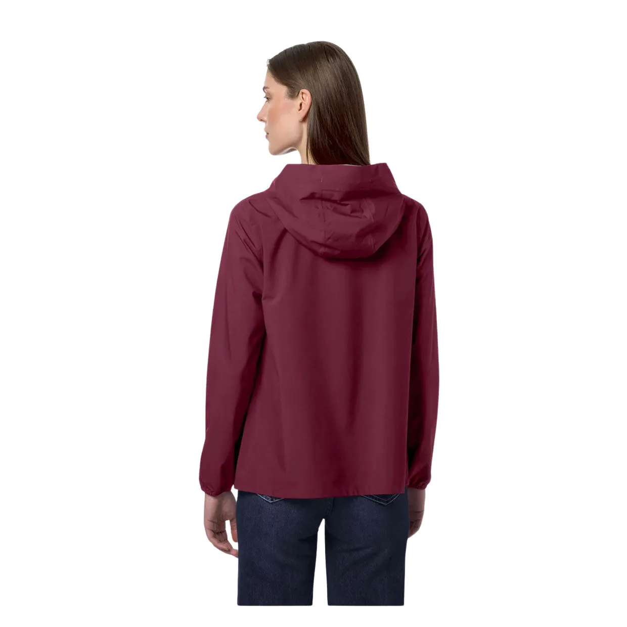 Giubbino Donna K-Way Marguerite Stretch Dot Bordeaux