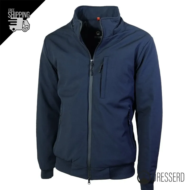 Giubbotto Uomo Invernale con Cappuccio Smontabile Bomber balza in cotone  Tessuto Tecnico Semi Slim Fit Dresserd