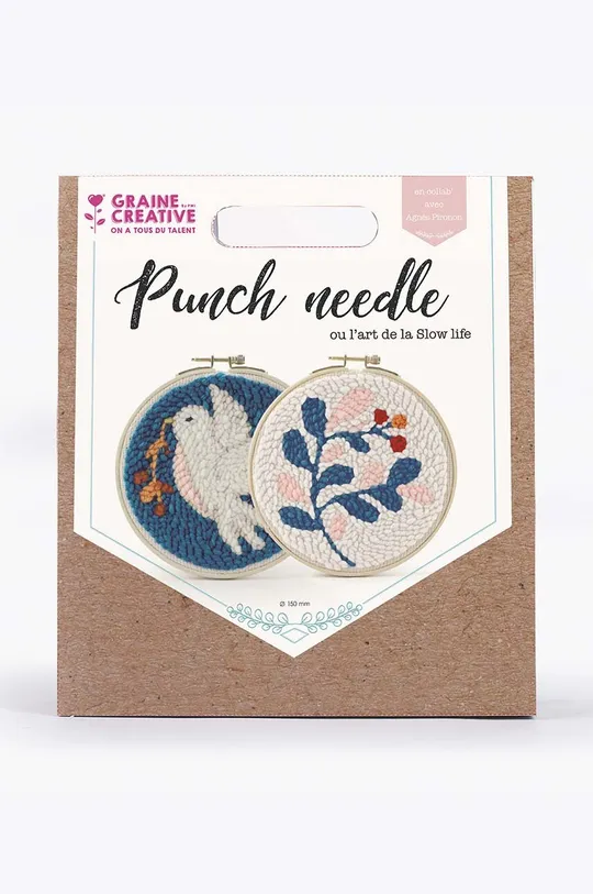 Graine Creative set da ricamo Diptych Punch Needle Kit