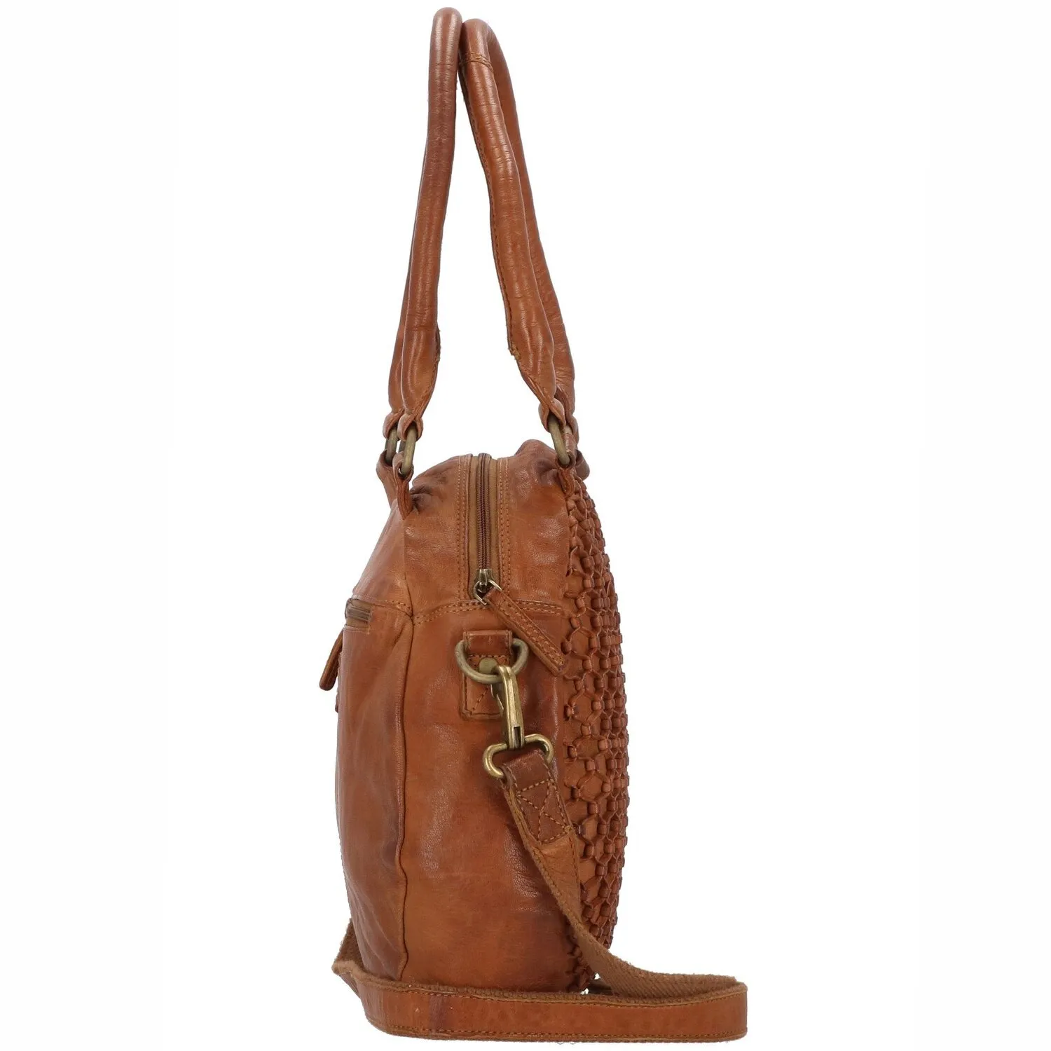 Greenland Nature Femi & Nine Borsa a tracolla in pelle 34 cm
