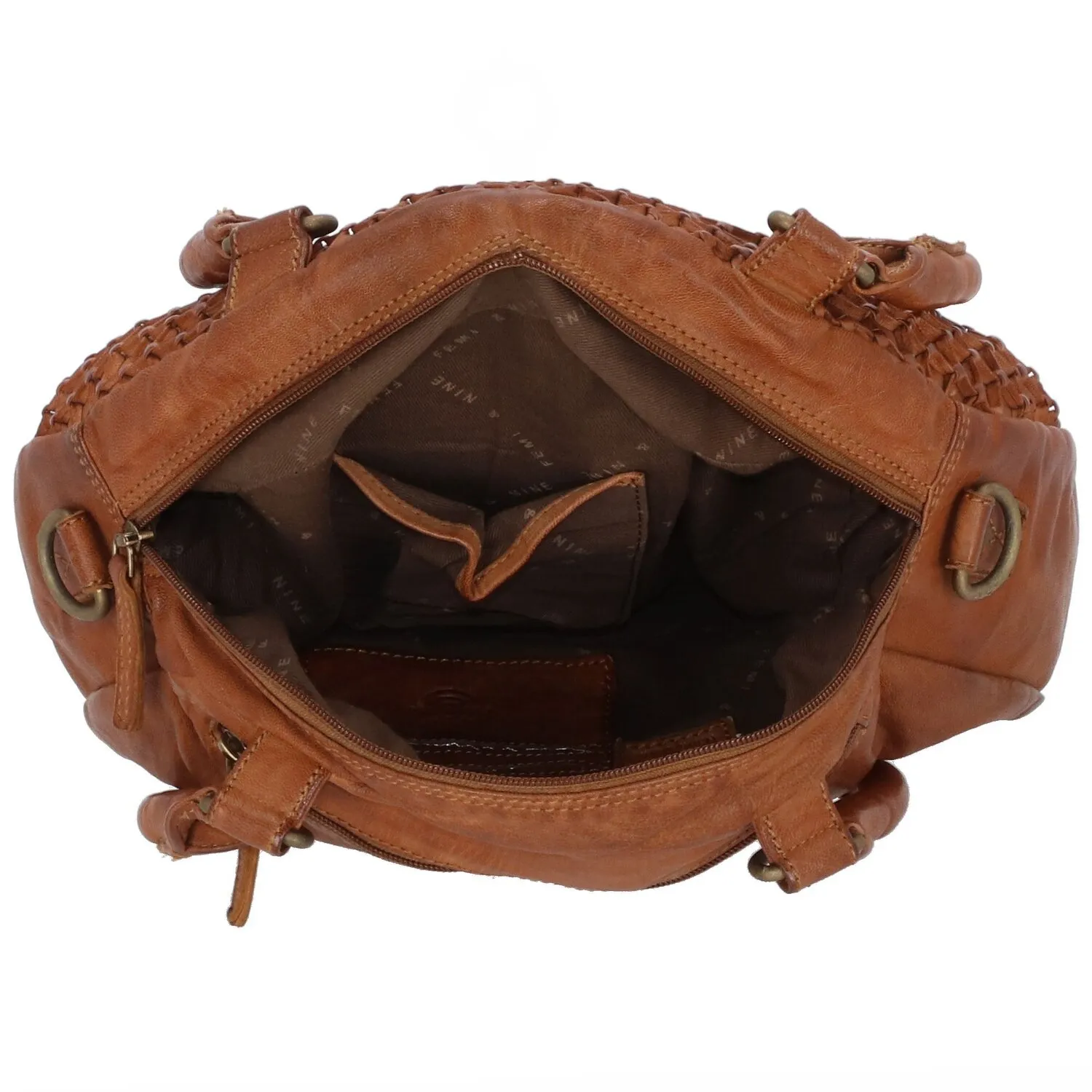 Greenland Nature Femi & Nine Borsa a tracolla in pelle 34 cm