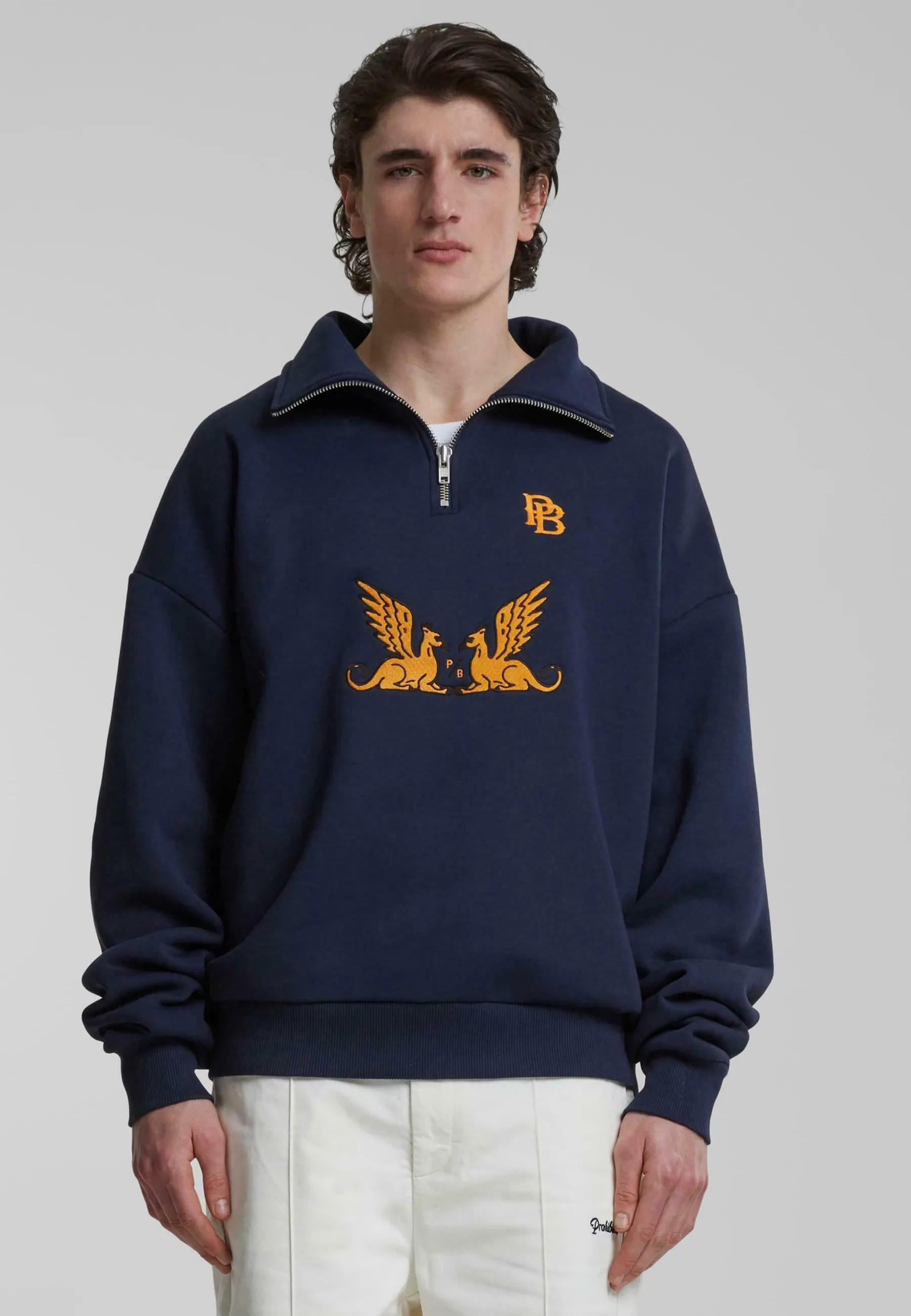 GRIFFIN HALF-ZIP - Felpa con zip