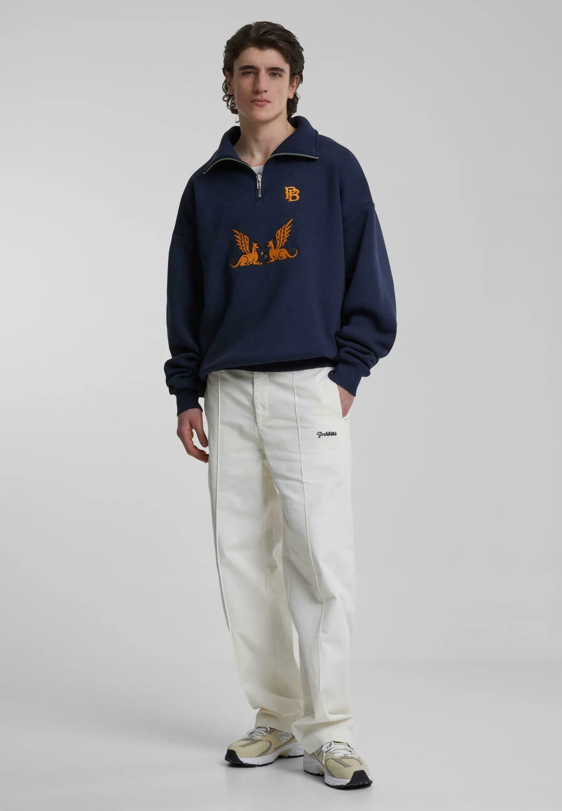 GRIFFIN HALF-ZIP - Felpa con zip
