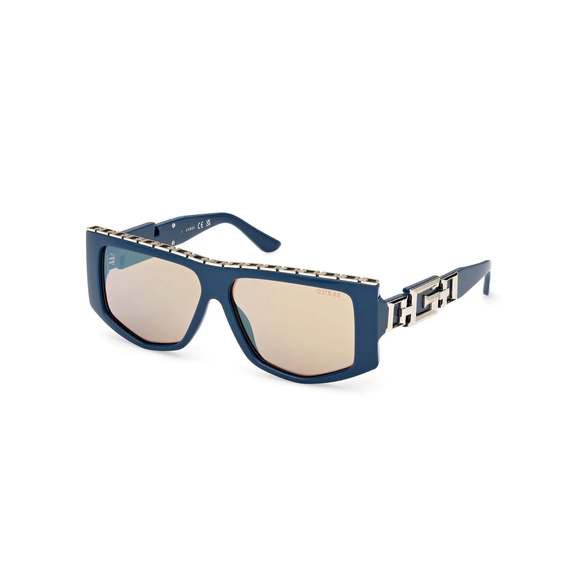   Guess GU 7914 - 90G Blu Brillante | Occhiale Da Sole Donna 