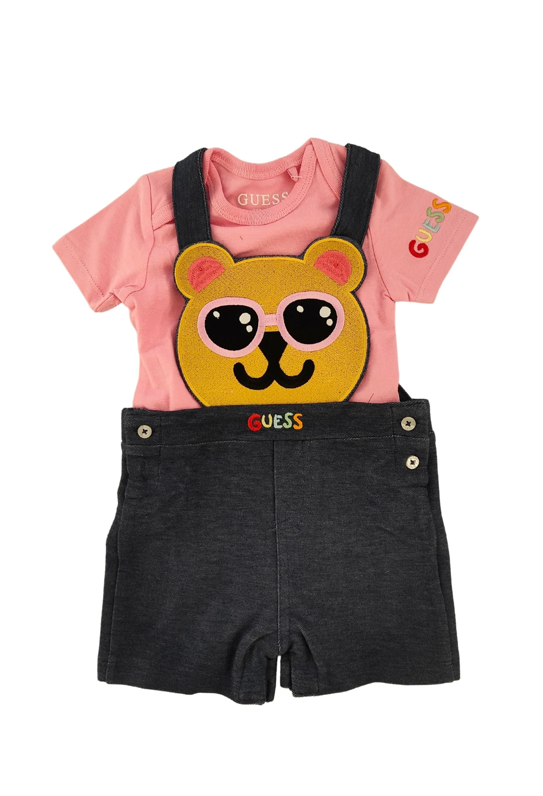 GUESS kids  salopette denim orso