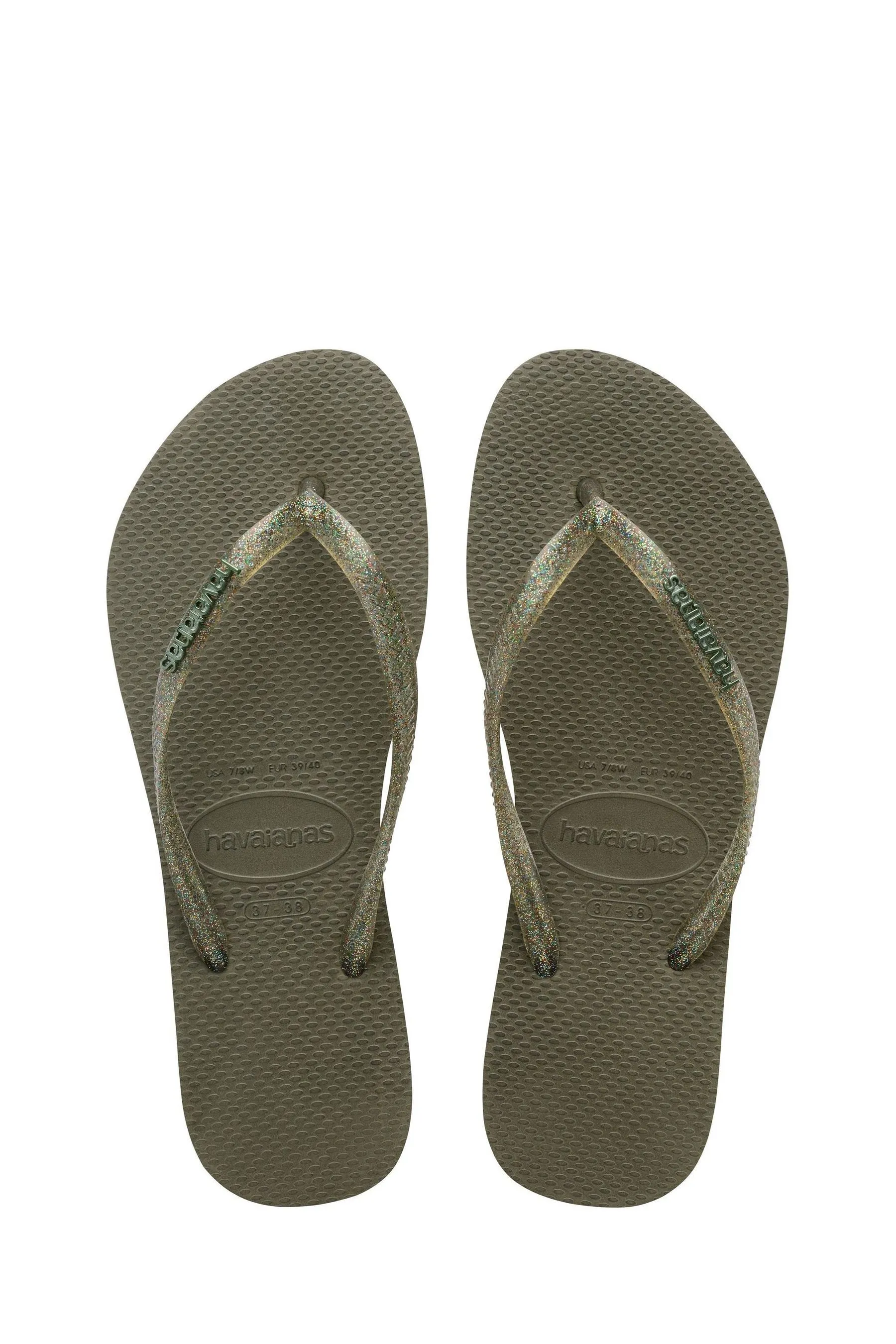 Havaianas - Dettagli metallizzati Sandali slim con logo