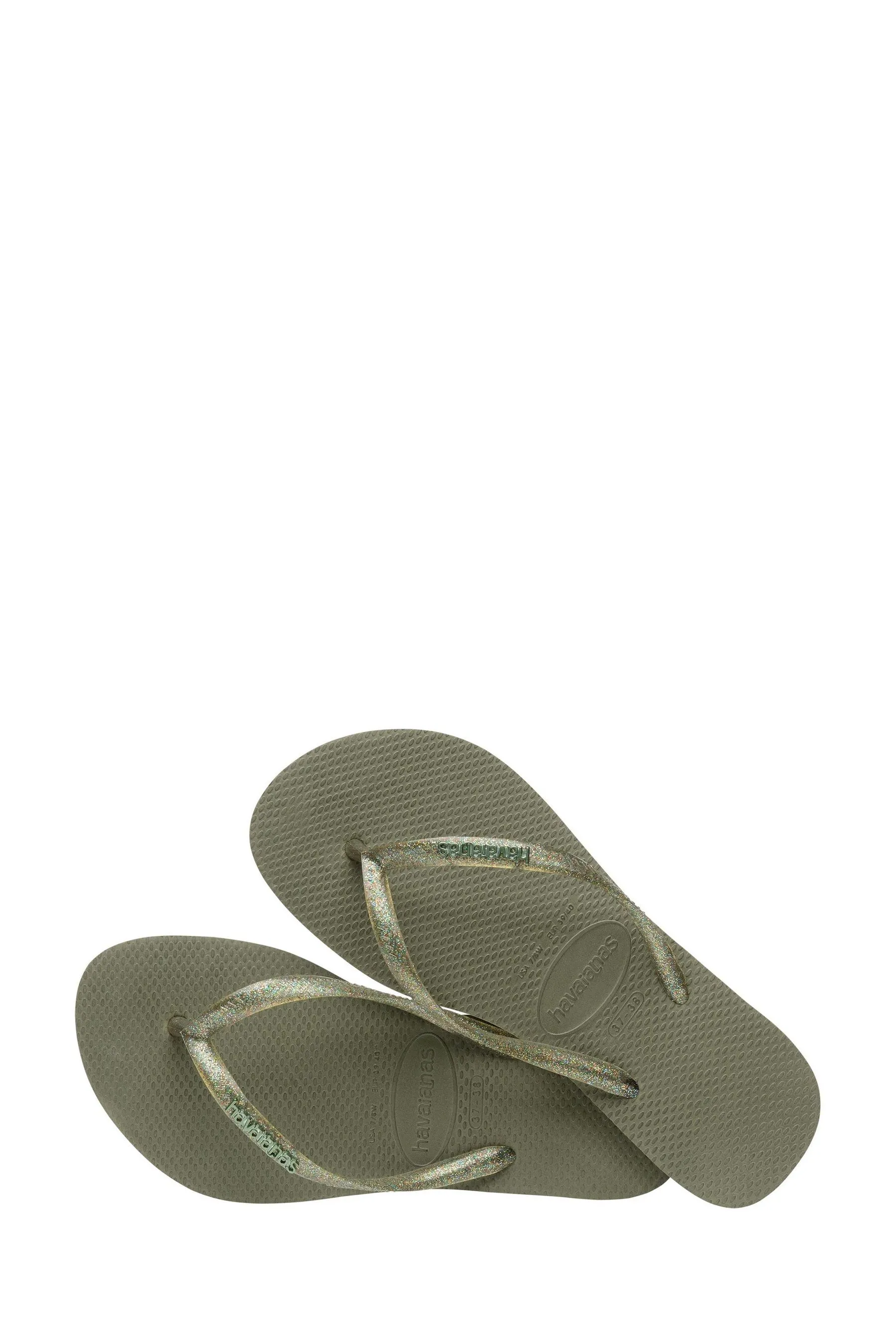 Havaianas - Dettagli metallizzati Sandali slim con logo