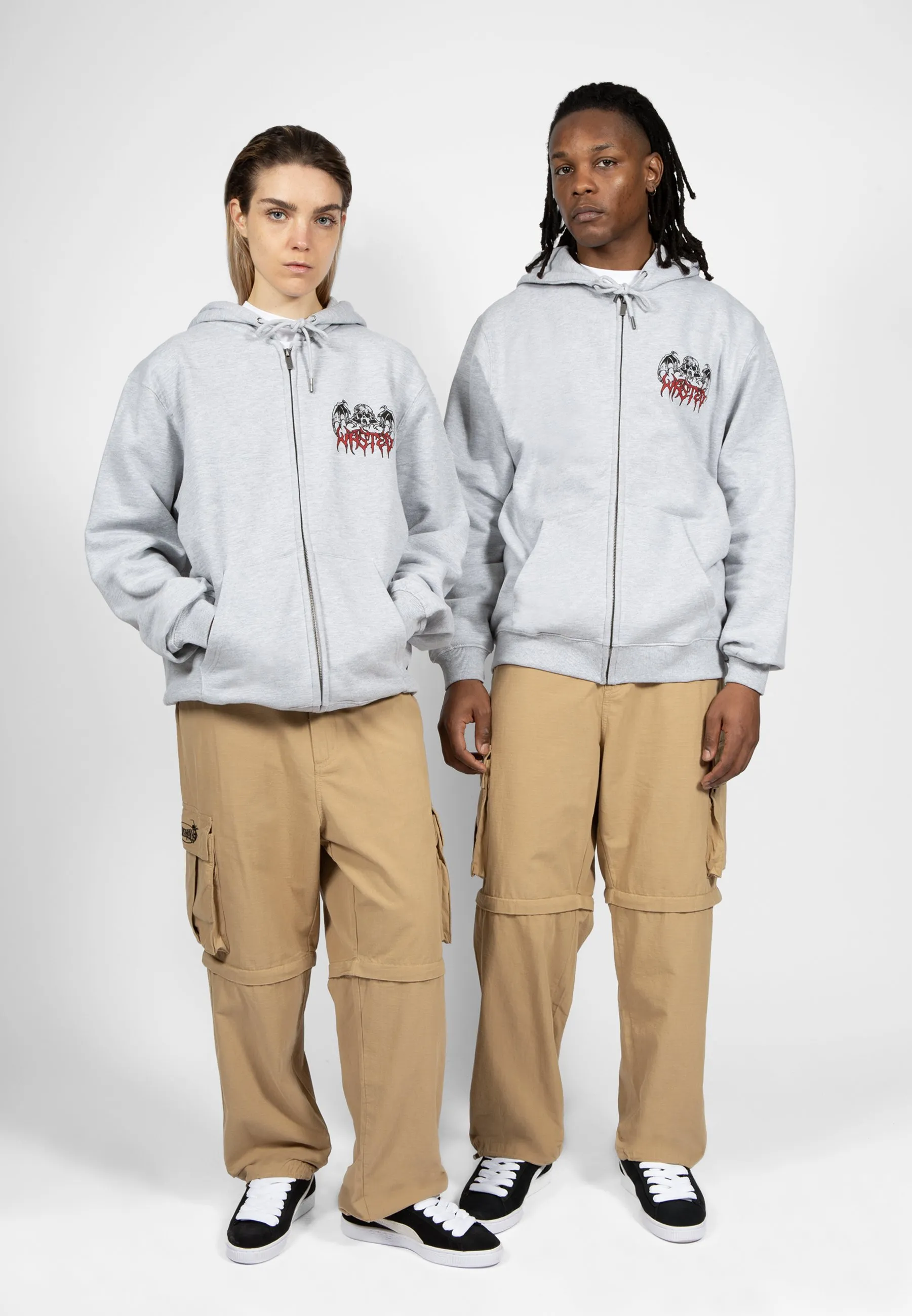 HOODIE ZIP BONES UNISEX - Felpa con zip