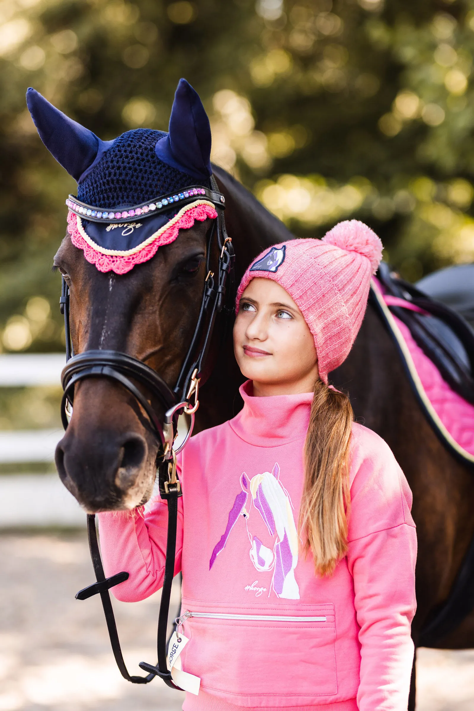 Horze Erin, Cappello lavorato a maglia, per bambino