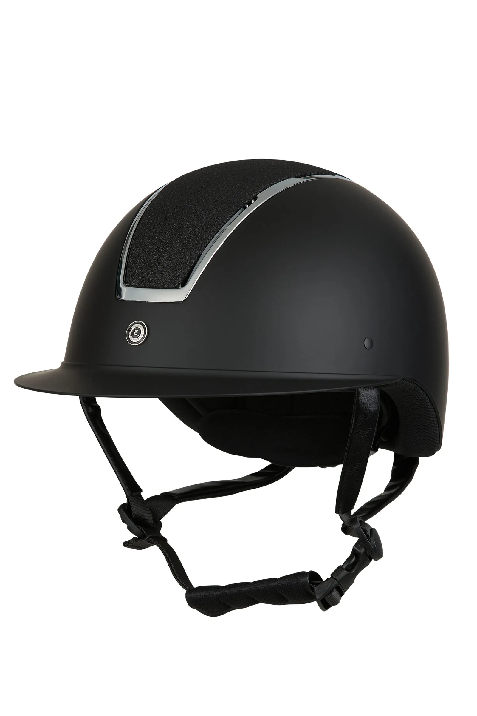 Horze Monarch Casco con glitter metallizzati con visiera parasole