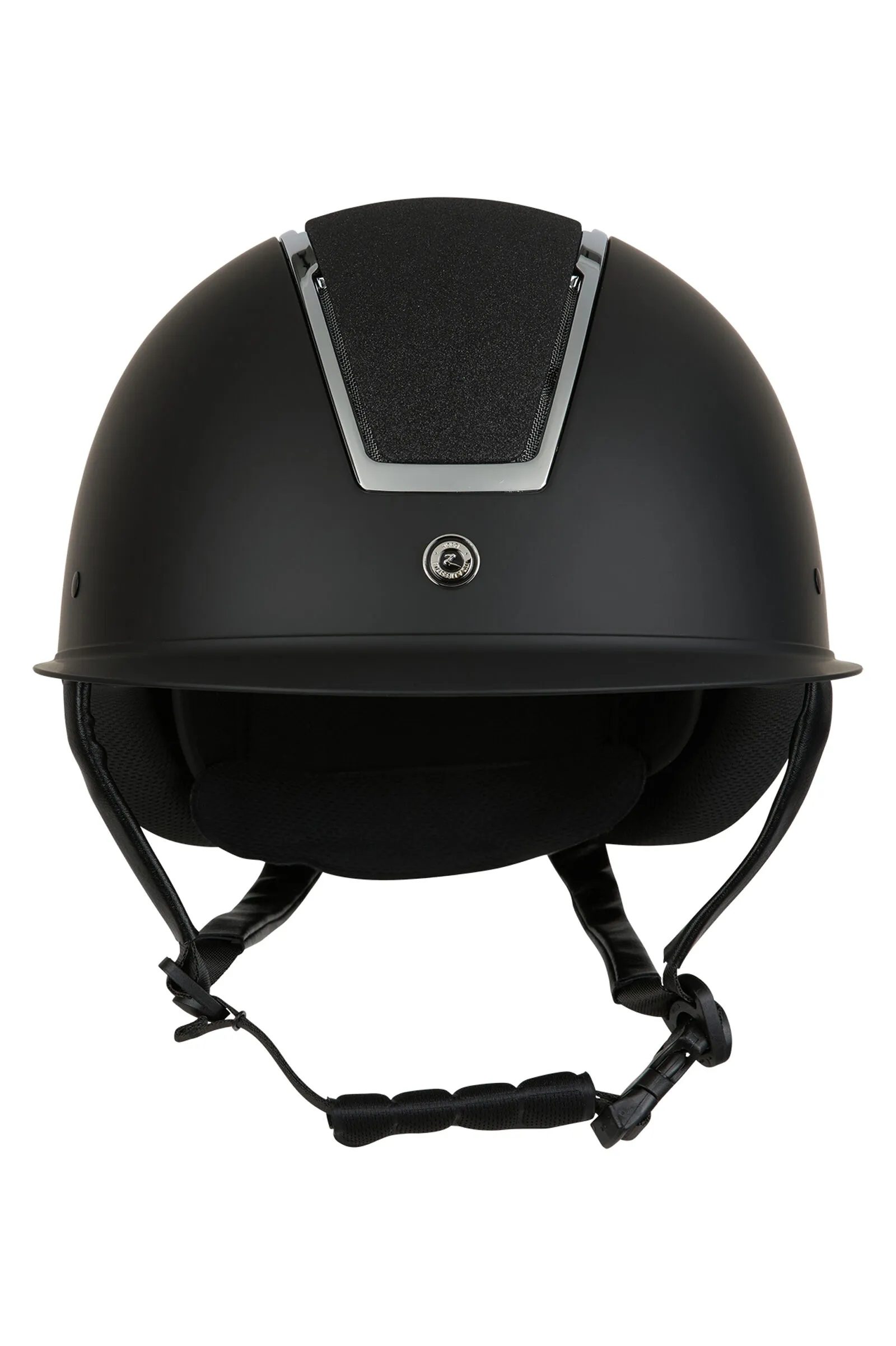 Horze Monarch Casco con glitter metallizzati con visiera parasole