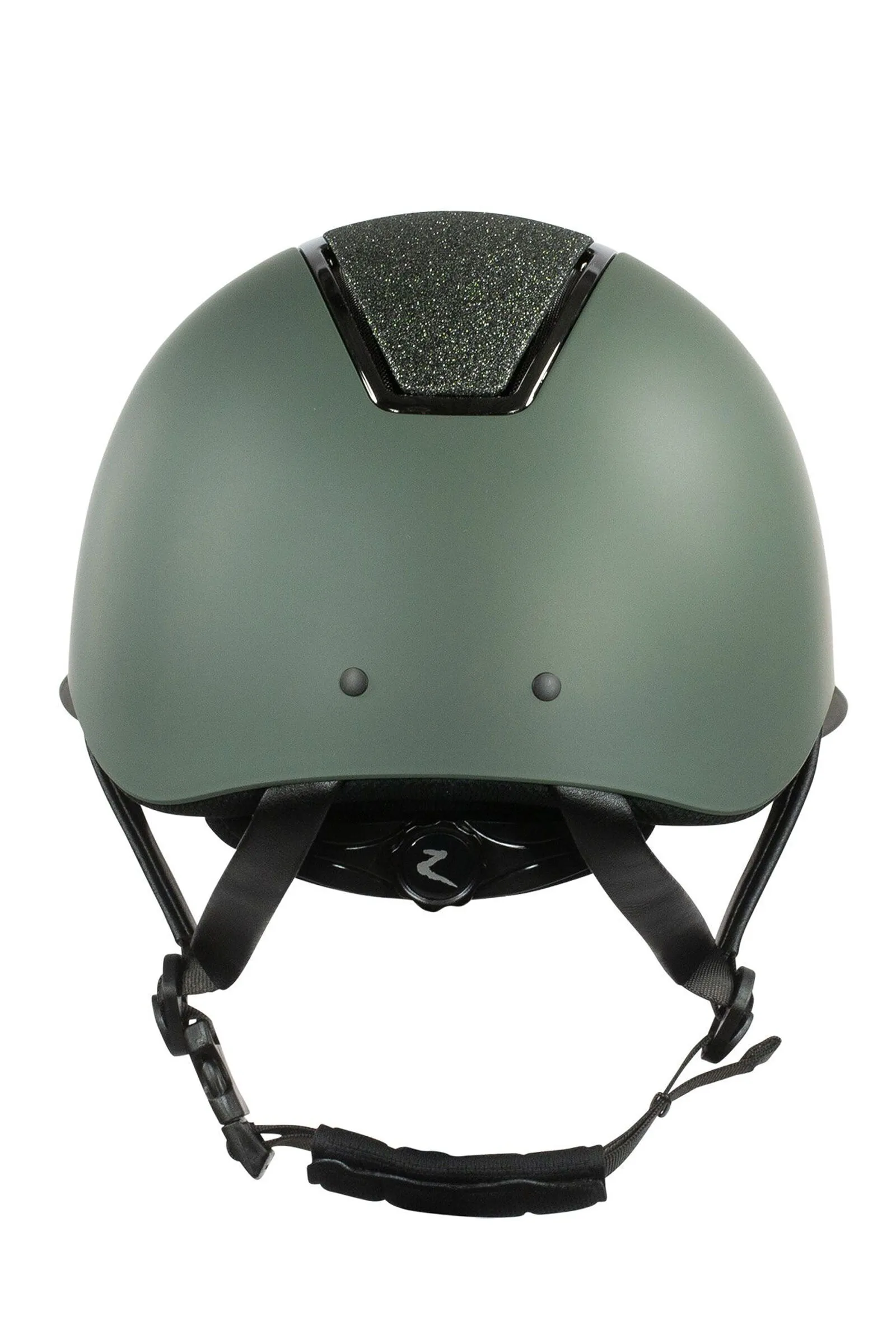 Horze Monarch Casco con glitter metallizzati con visiera parasole