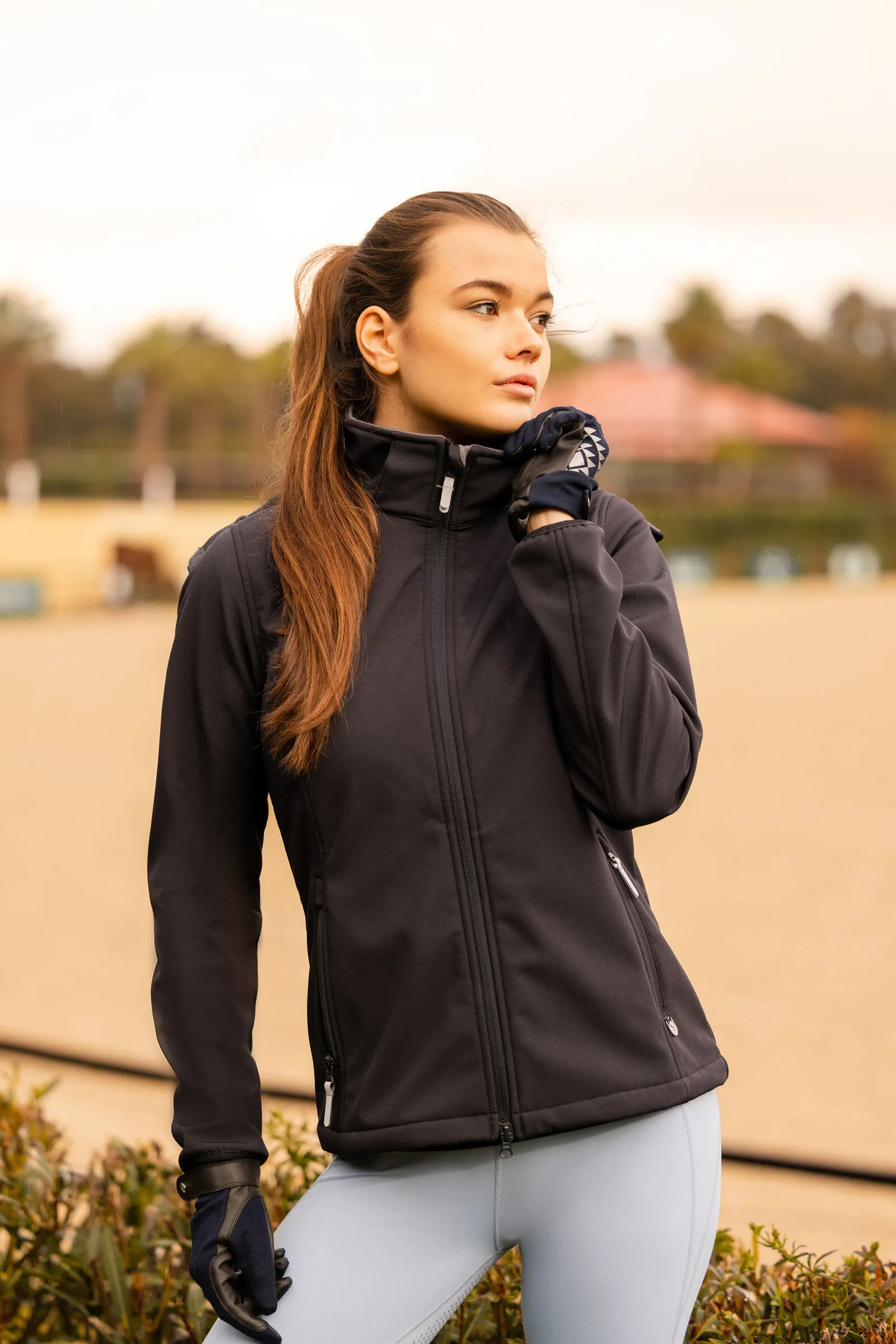 Horze Trisha Giacca da spettacolo in softshell da donna