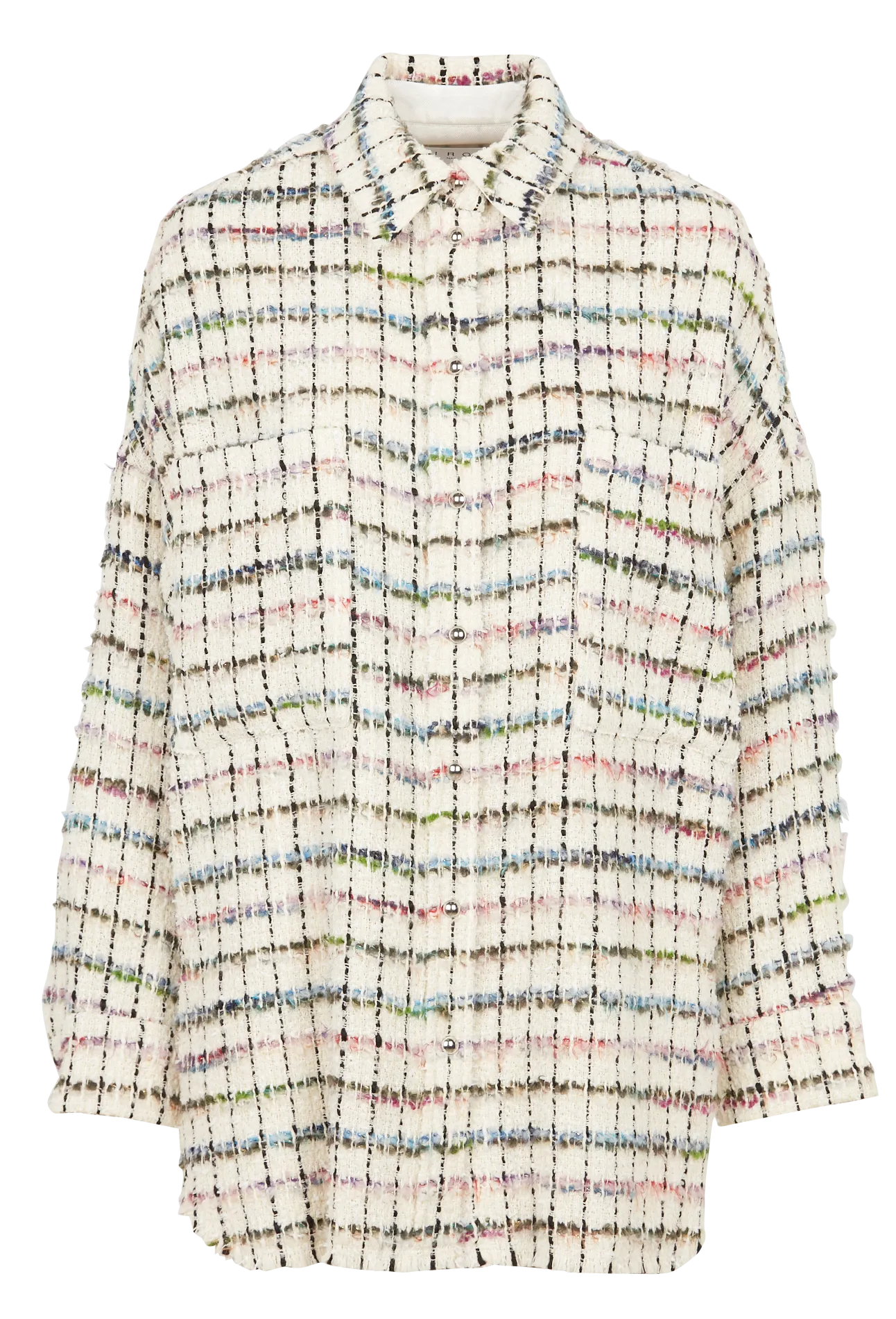  IRO   MADITA - Camicia sovra giacca con colletto classico in tweed | Beige