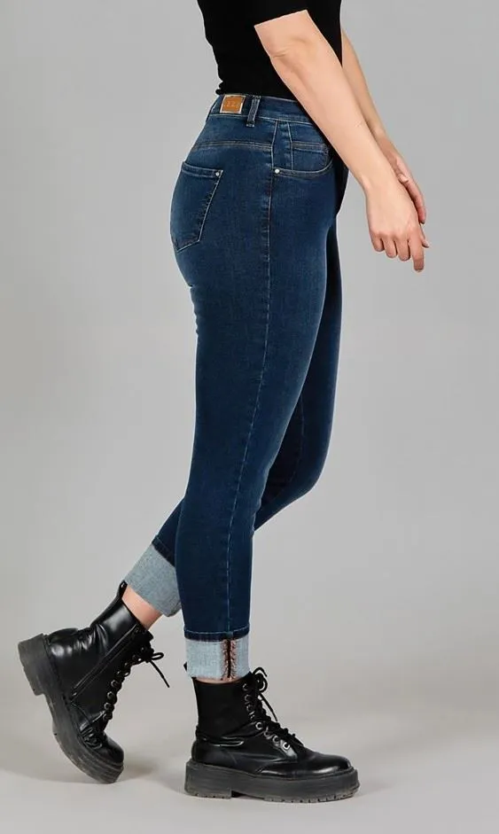Jeans iber capri 5 tasche donna art. Feis nex/06