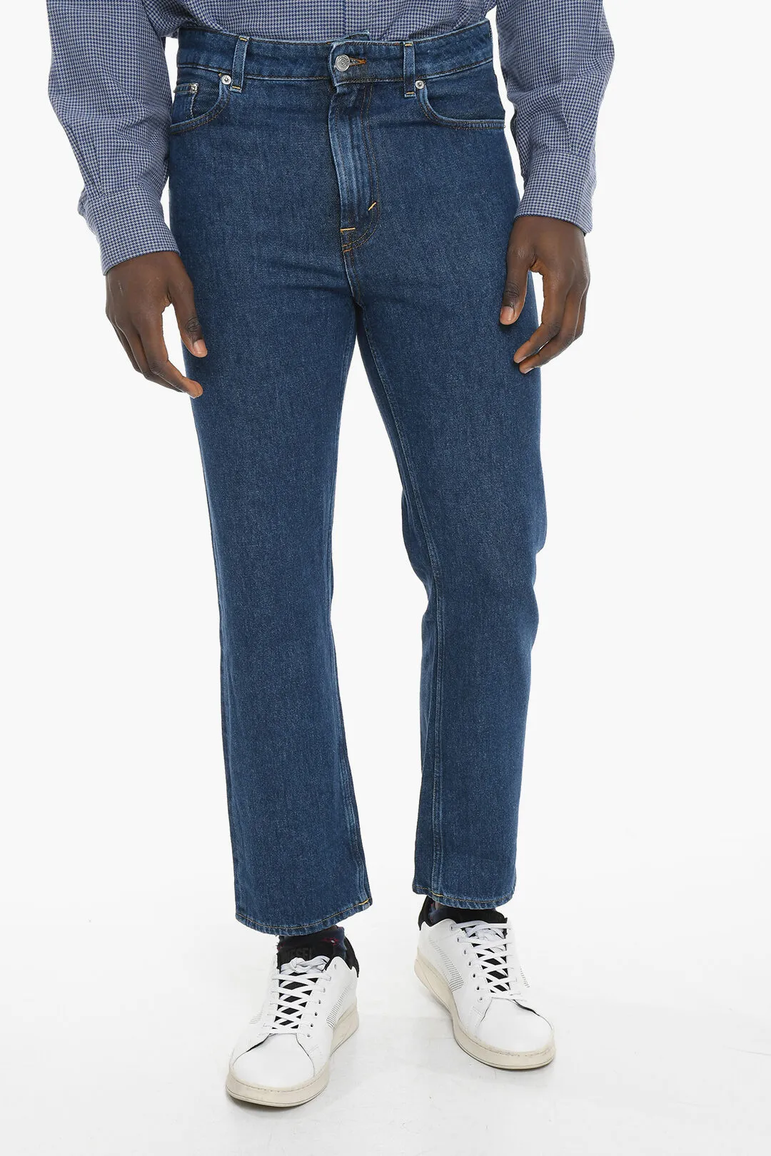 Jeans STINGHER Regular Fit con Bottone Logato 21cm
