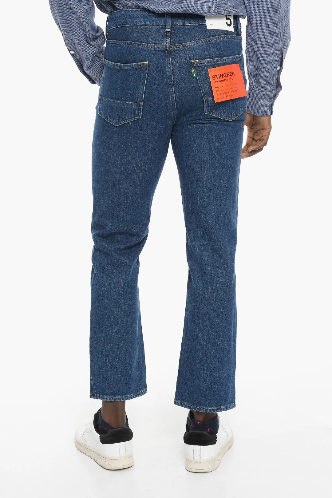 Jeans STINGHER Regular Fit con Bottone Logato 21cm