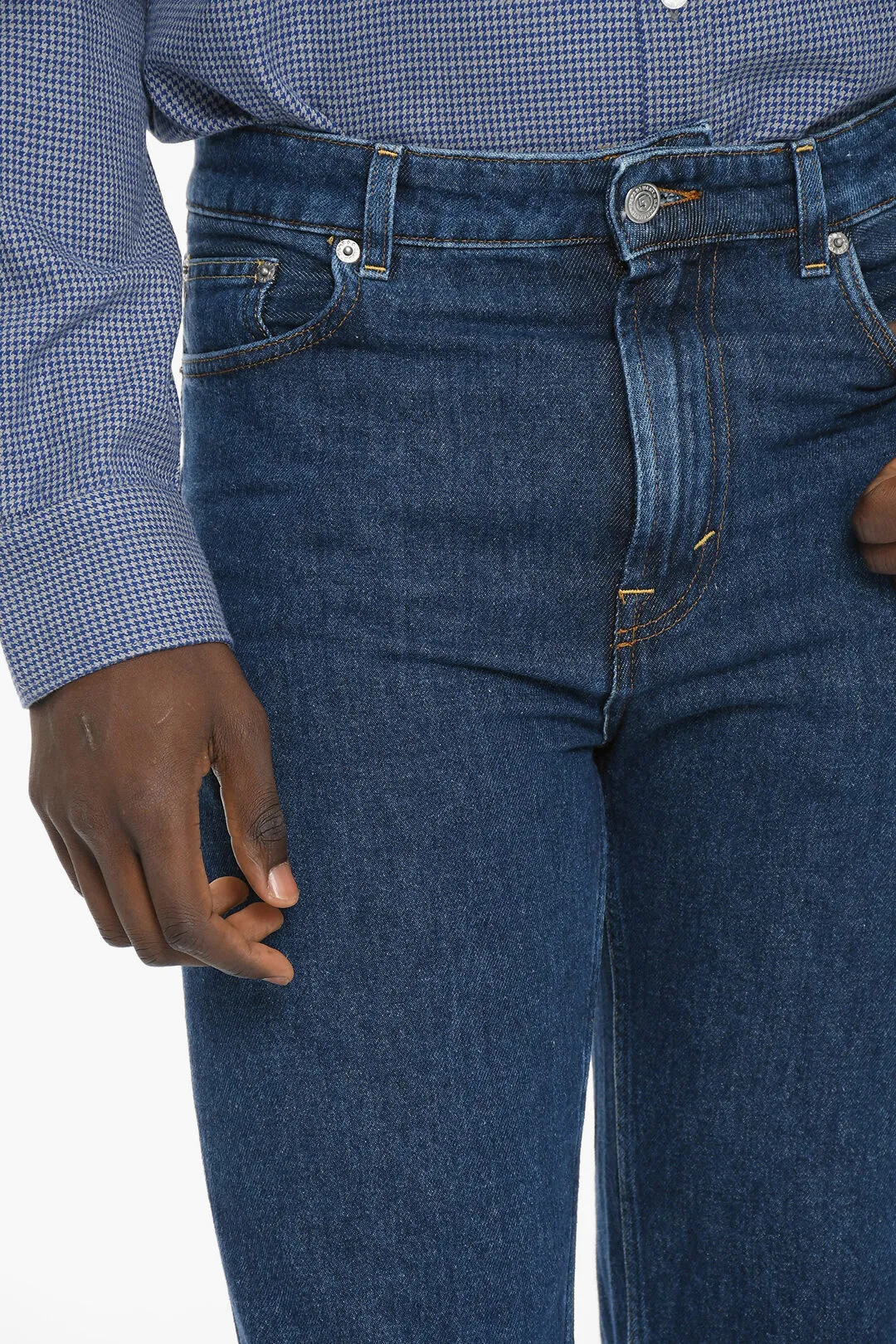 Jeans STINGHER Regular Fit con Bottone Logato 21cm