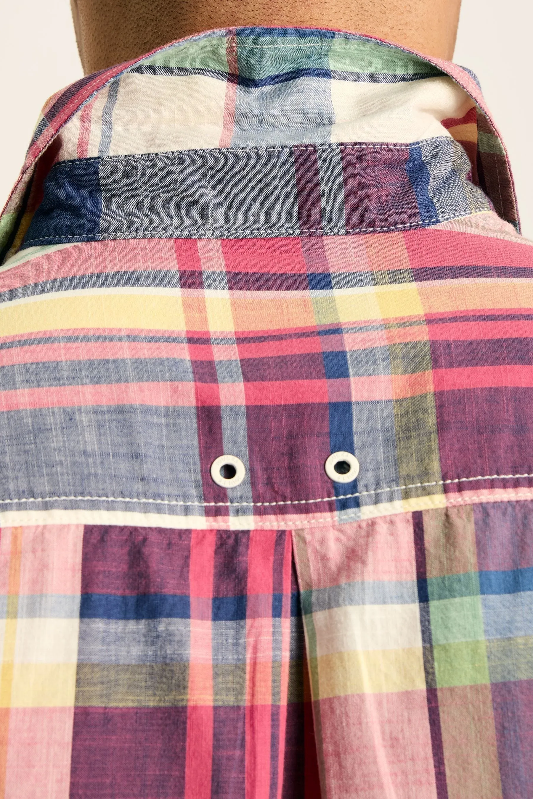 Joules - Camicia Manica lunga in A quadri cotone Madras