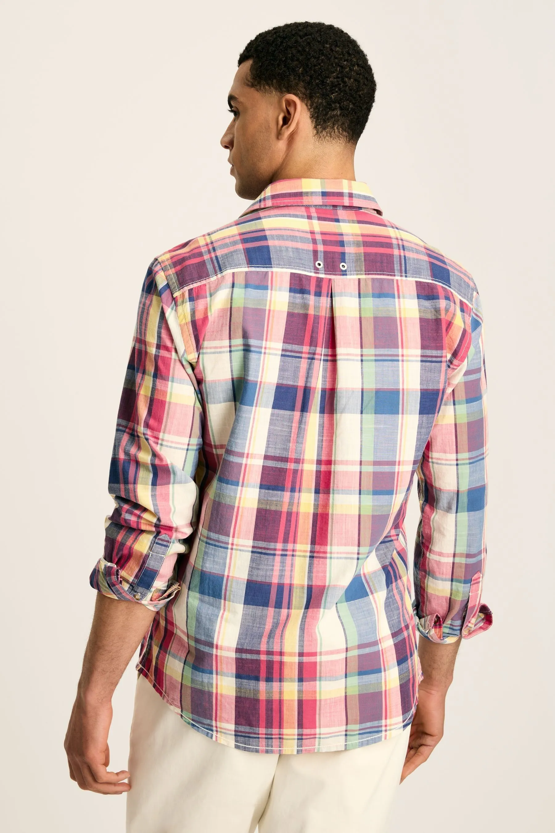 Joules - Camicia Manica lunga in A quadri cotone Madras