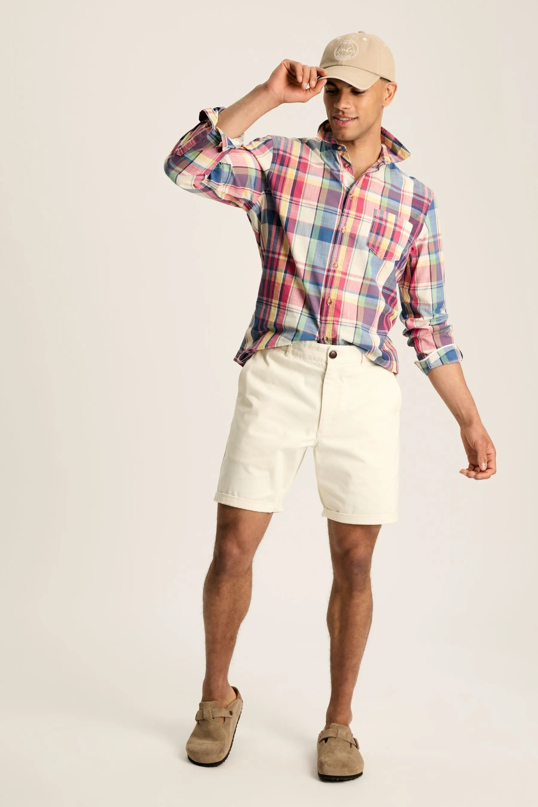 Joules - Camicia Manica lunga in A quadri cotone Madras