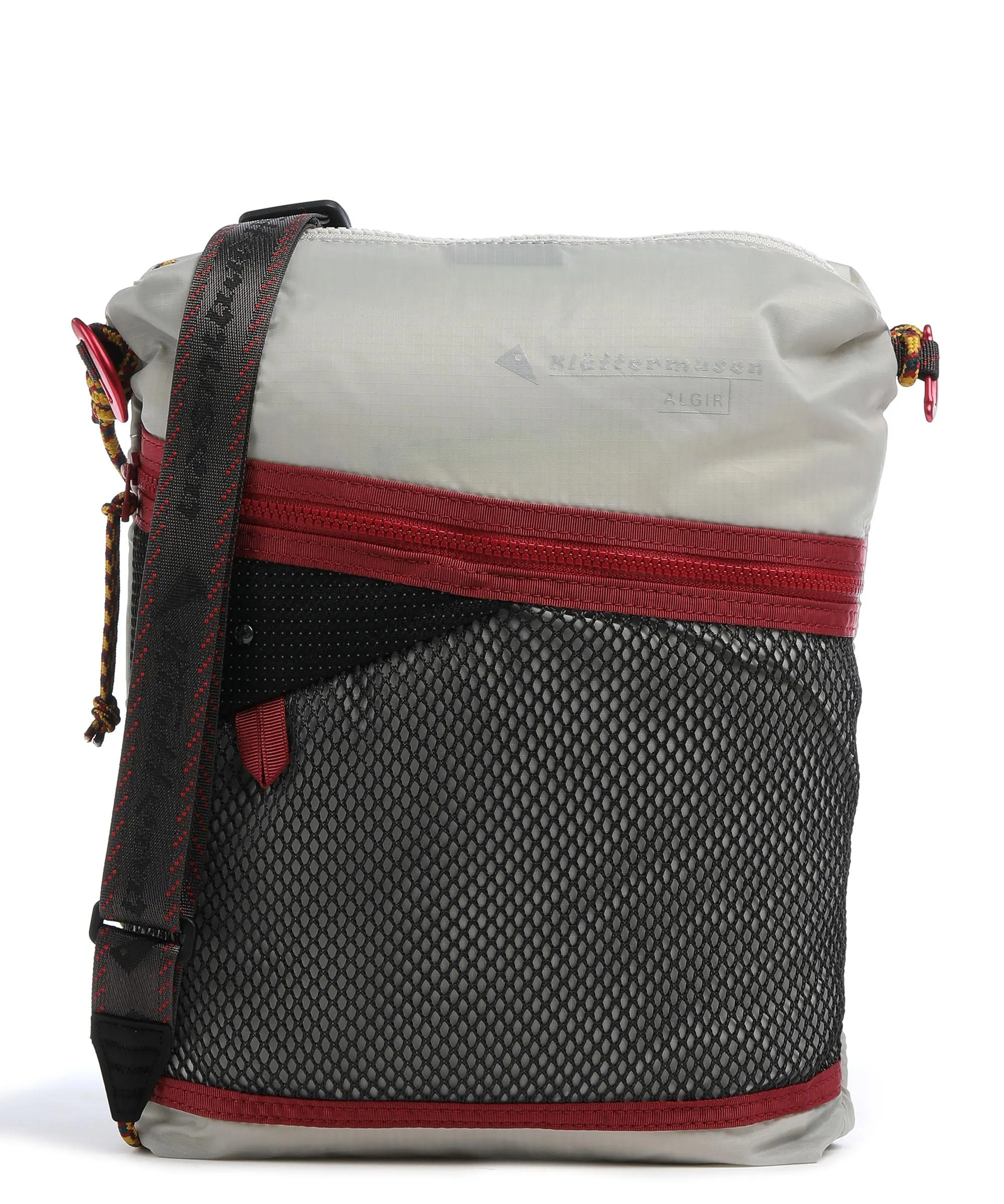  Klättermusen Algir Borsa a tracolla poliammide riciclato grigio chiaro  